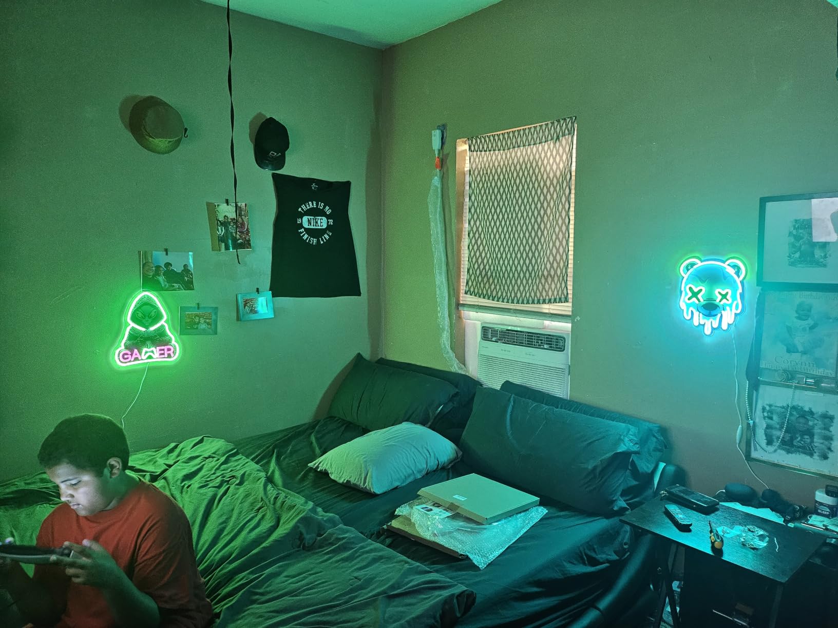Ice Bear Neon Sign, Cool Led Sign for Wall Decor - Usb Powered, Adjustable Brightness Anime Bear Led Light for Bedroom, Bar, Pub, Party, Man Cave Decor, Unique Gift for Teenage Boys customer photo 1