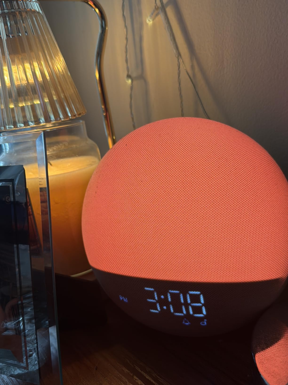 Odokee Sunrise Alarm Clock White Noise Machine: Natural Wake Up Light - Dimmable Clock with Bluetooth Speaker for Bedroom - 25 Sleep Sounds for Baby Adults Kids Putty customer photo 1