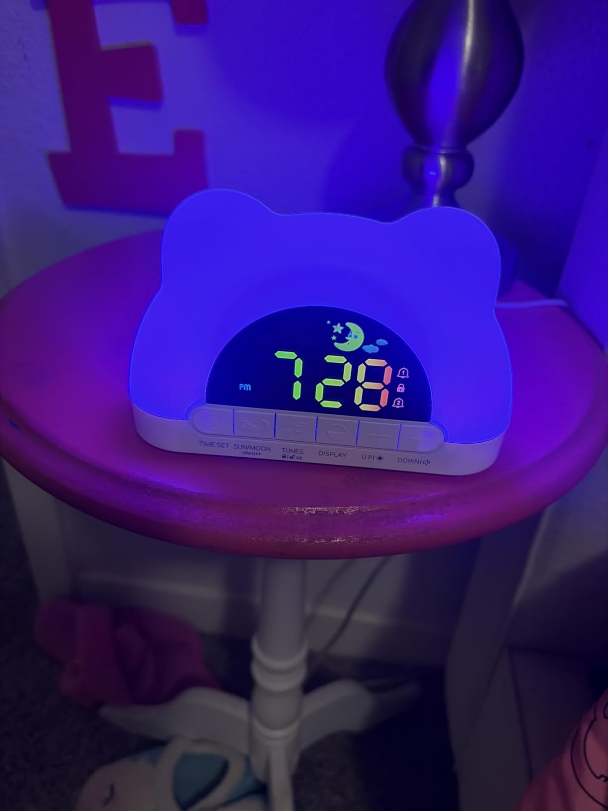 Azyh Alarm Clock for Kids, Ok to Wake Clock with Green Light Red Light, Children's Sleep Trainer, 10 Ringtones, 3 Brightness, Dual Alarms, Digital Alarm Clock for Adults Boy Girl Toddler Bedroom customer photo 2