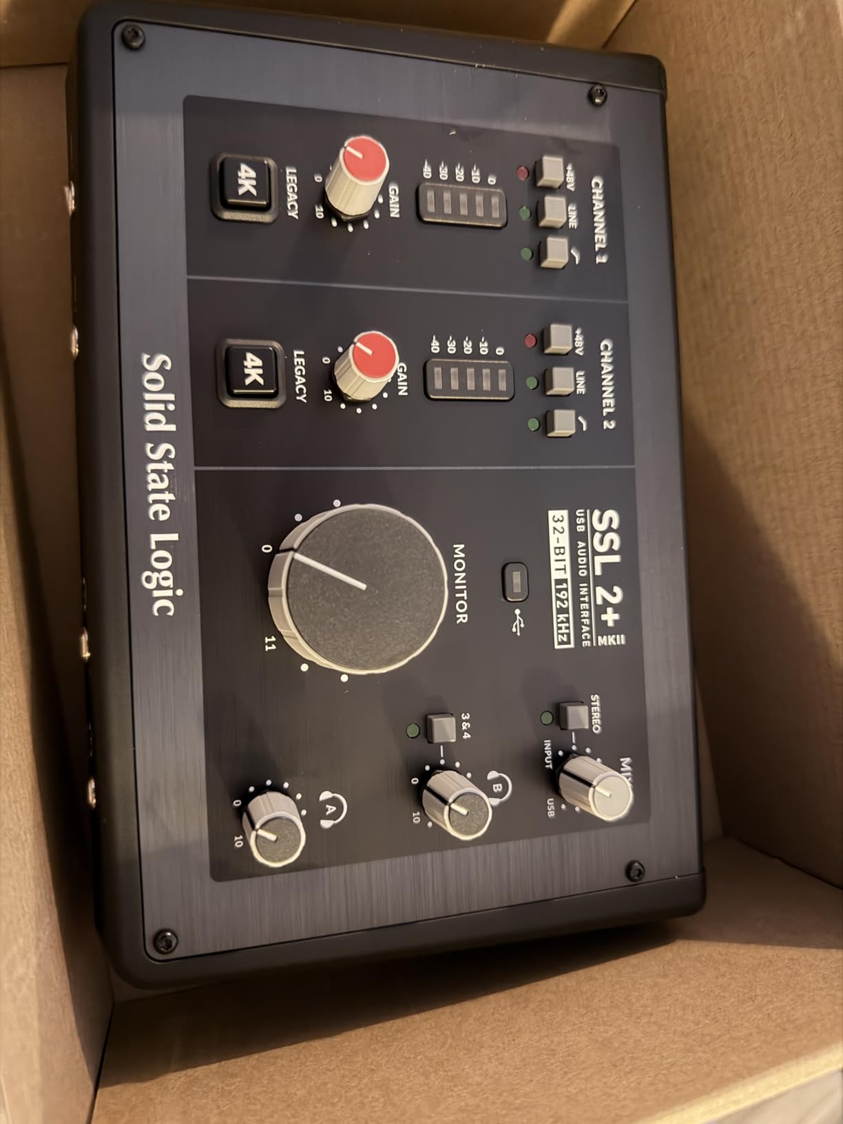 Solid State Logic 2 MKII Plus USB-C Audio Interface 2x4 customer photo 1