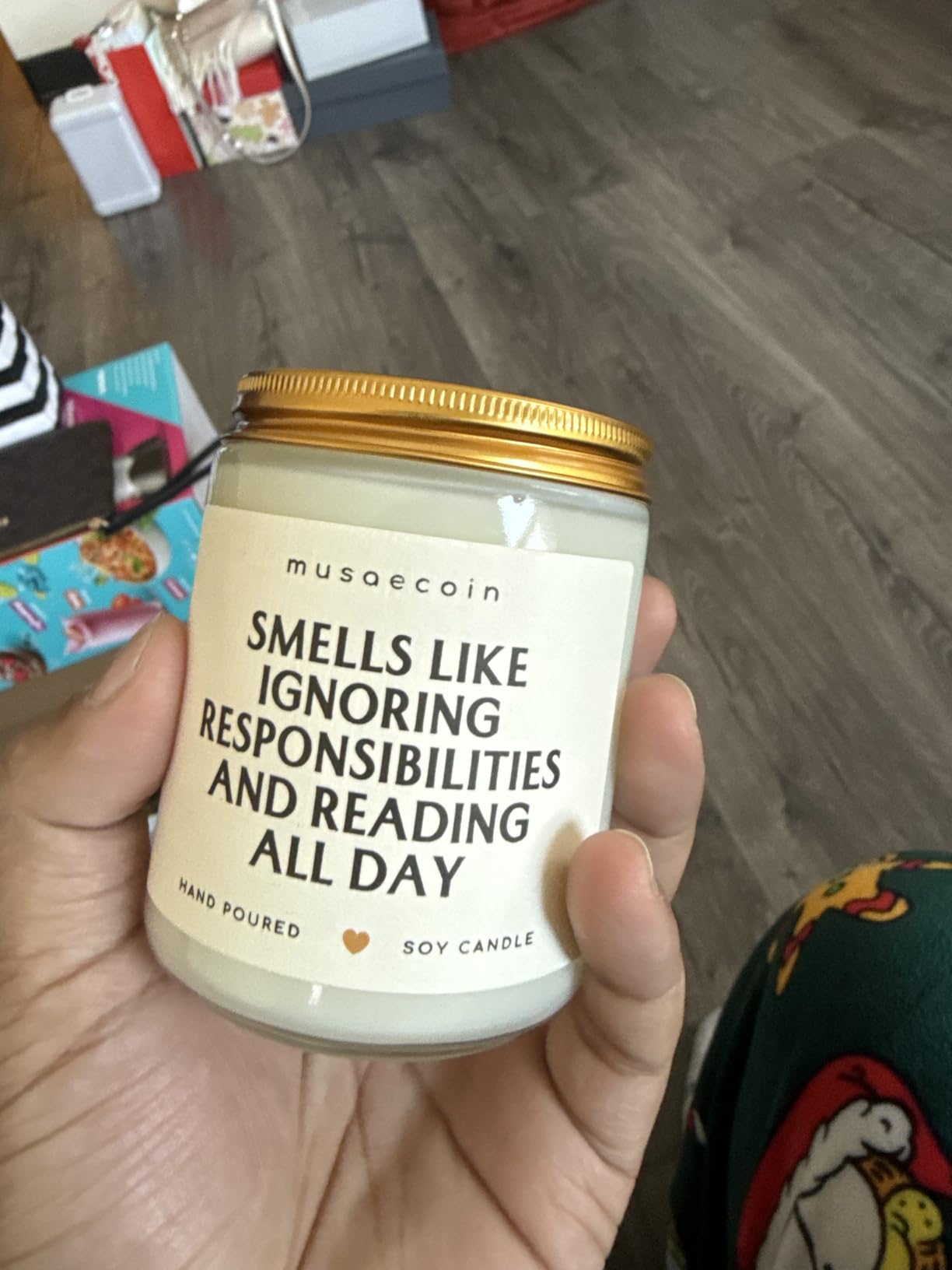 Book Lovers Gifts, Funny Gifts for Book Lovers | Birthday Bookish Presents for Readers Librarian Bookworm - Handmade Lavender Candle 7oz customer photo 1