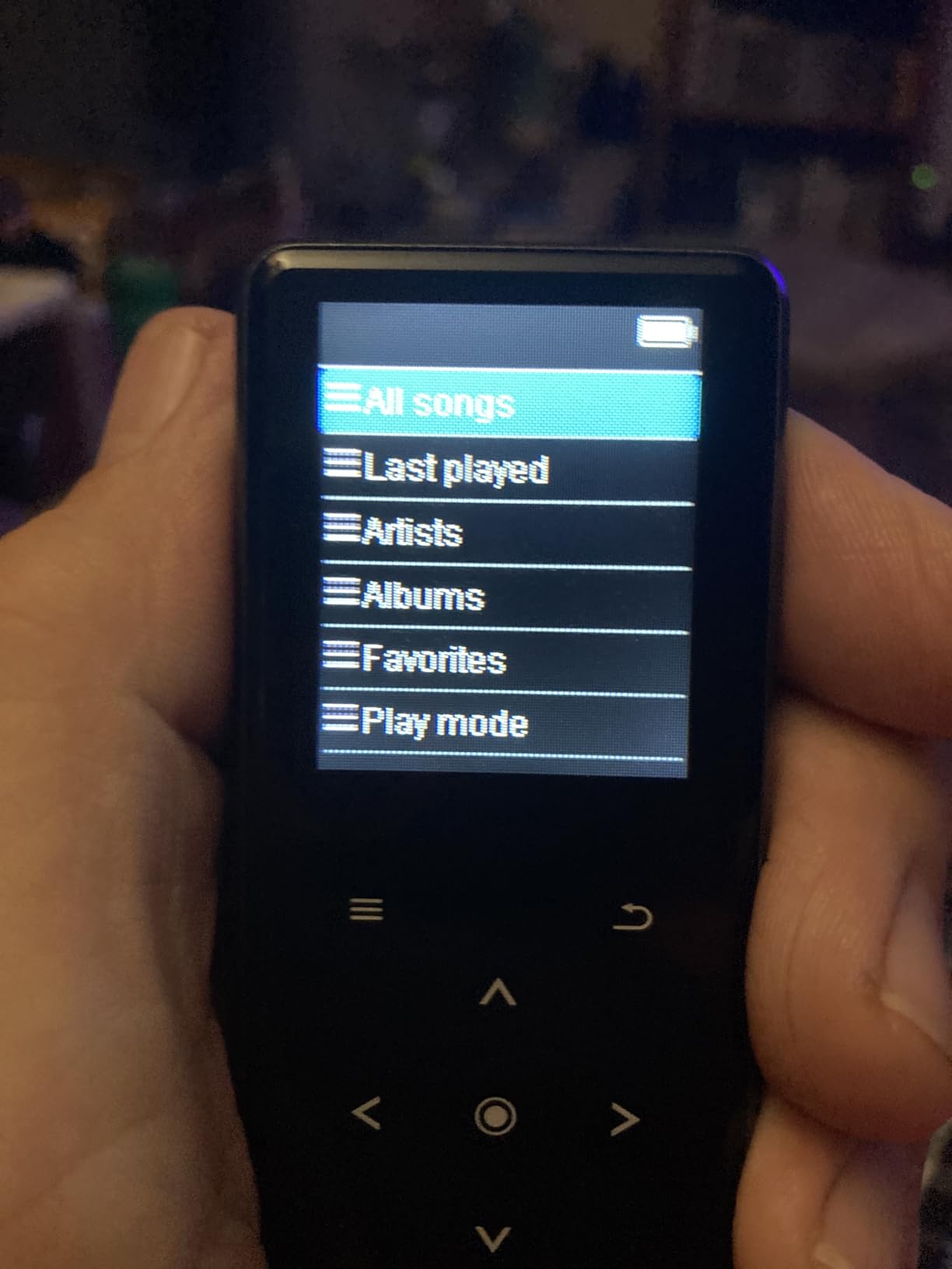 128GB MP3 Player with Bluetooth, Portable Music Player with Built-in Speaker, Enjoying Your Digital Music and Audiobooks Anytime,Includes FM Radio,Recorder,E-Book,and Comes with Earphones customer photo 1