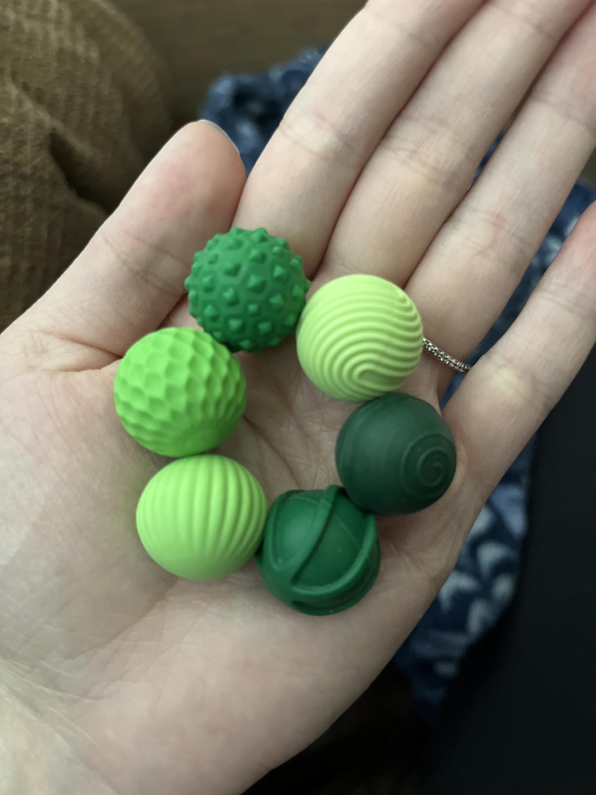 Magnetic Fidget Balls, 6 Pack Silicone Sensory Toys for Adults & Teens | Quiet Stress Relief Balls for Office, Fun Desk Toys with Textures, Calming & Relaxing Gift for Men & Women customer photo 1