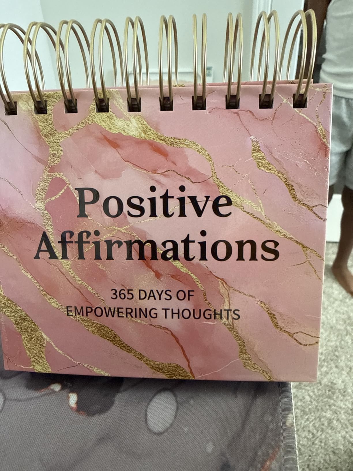 Daily Flip Calendar with Inspirational Quotes - Motivational Perpetual Calendar Desk Office Home Decor customer photo 1