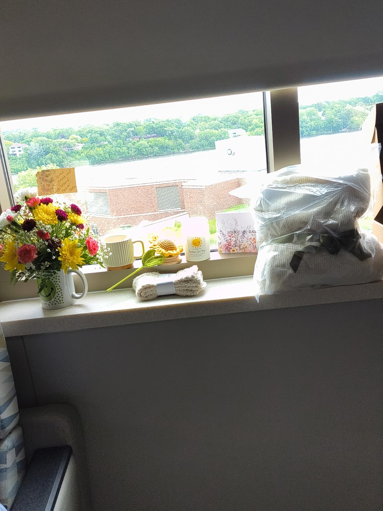 Anforsun Sending Sunshine Sunflower, Thinking of You Care Package Unique Gift Baskets for Women, Best Friend Birthday and Get Well Soon customer photo 2