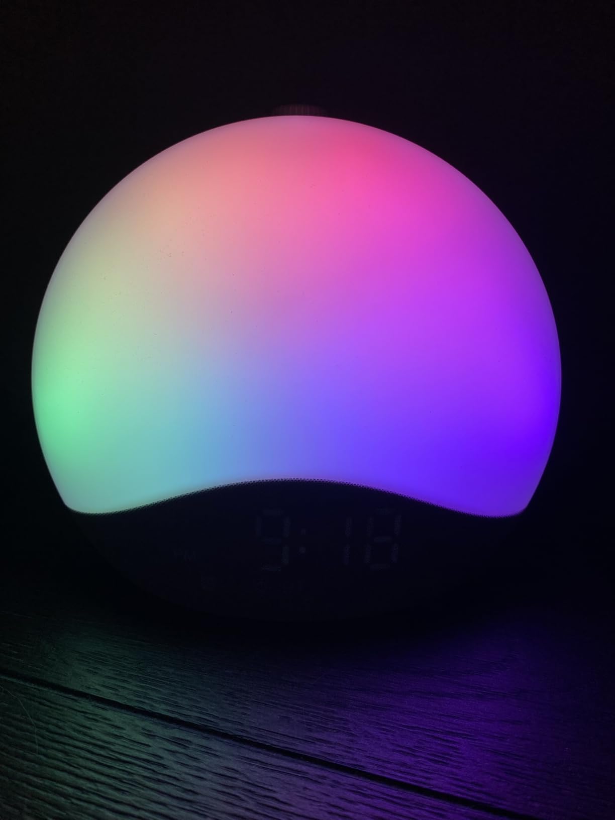 ecozy Sunrise Alarm Clock, White Noise Sound Machine, Alarm Clock for Bedrooms, 26 Soothing Sounds, 17 Night Lights, Bluetooth Speaker, Sunrise Wake-Up Light for Heavy Sleepers, Adults, Kids customer photo 1