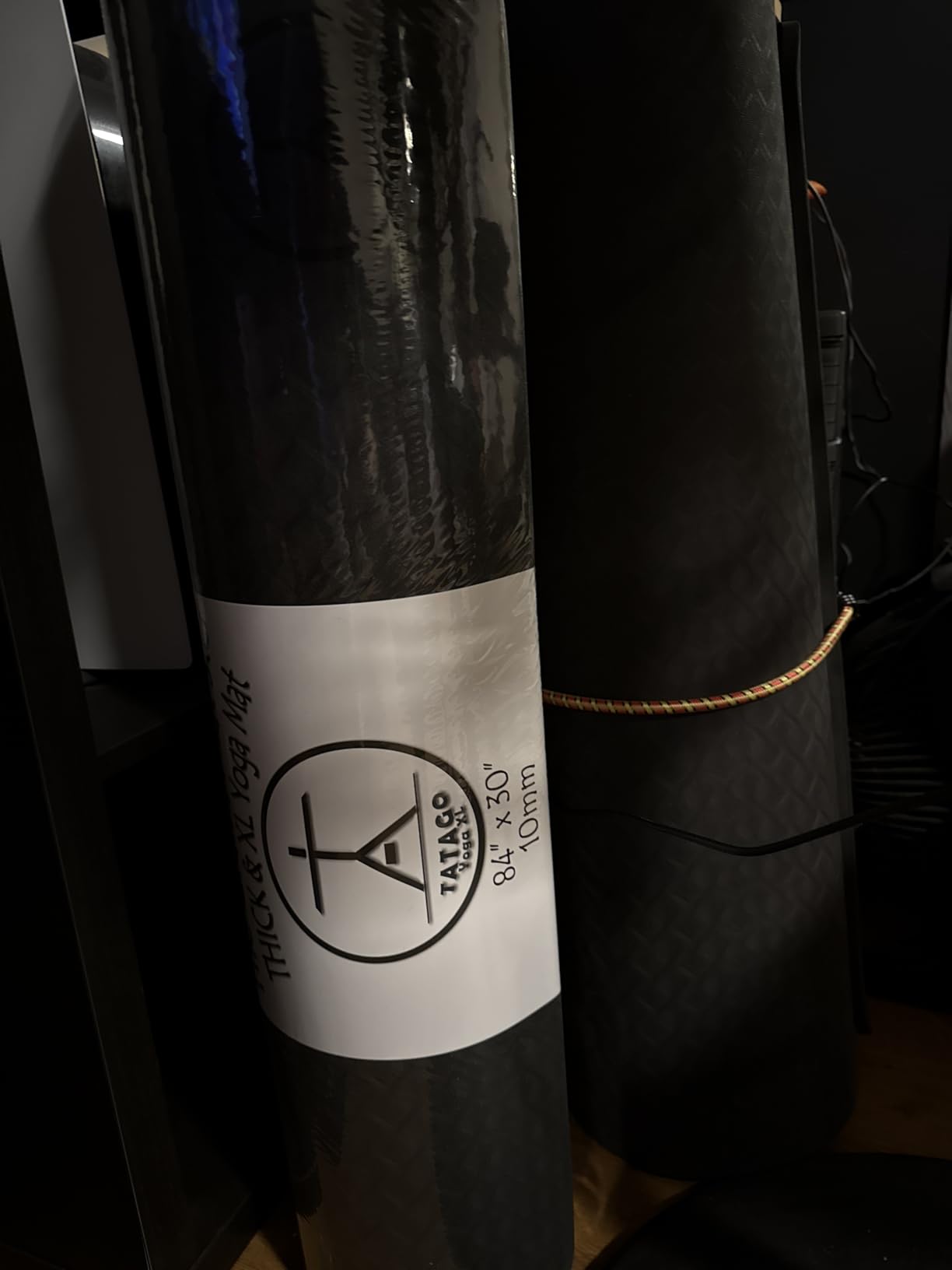 Extra Large Yoga Mat XL, Wide and Long, Extra Thick Non Slip Exercise Mat | For tall men and women, lightweight and easy to carry, full-body workout room, secure grip, comfortable floor cushioning customer photo 2