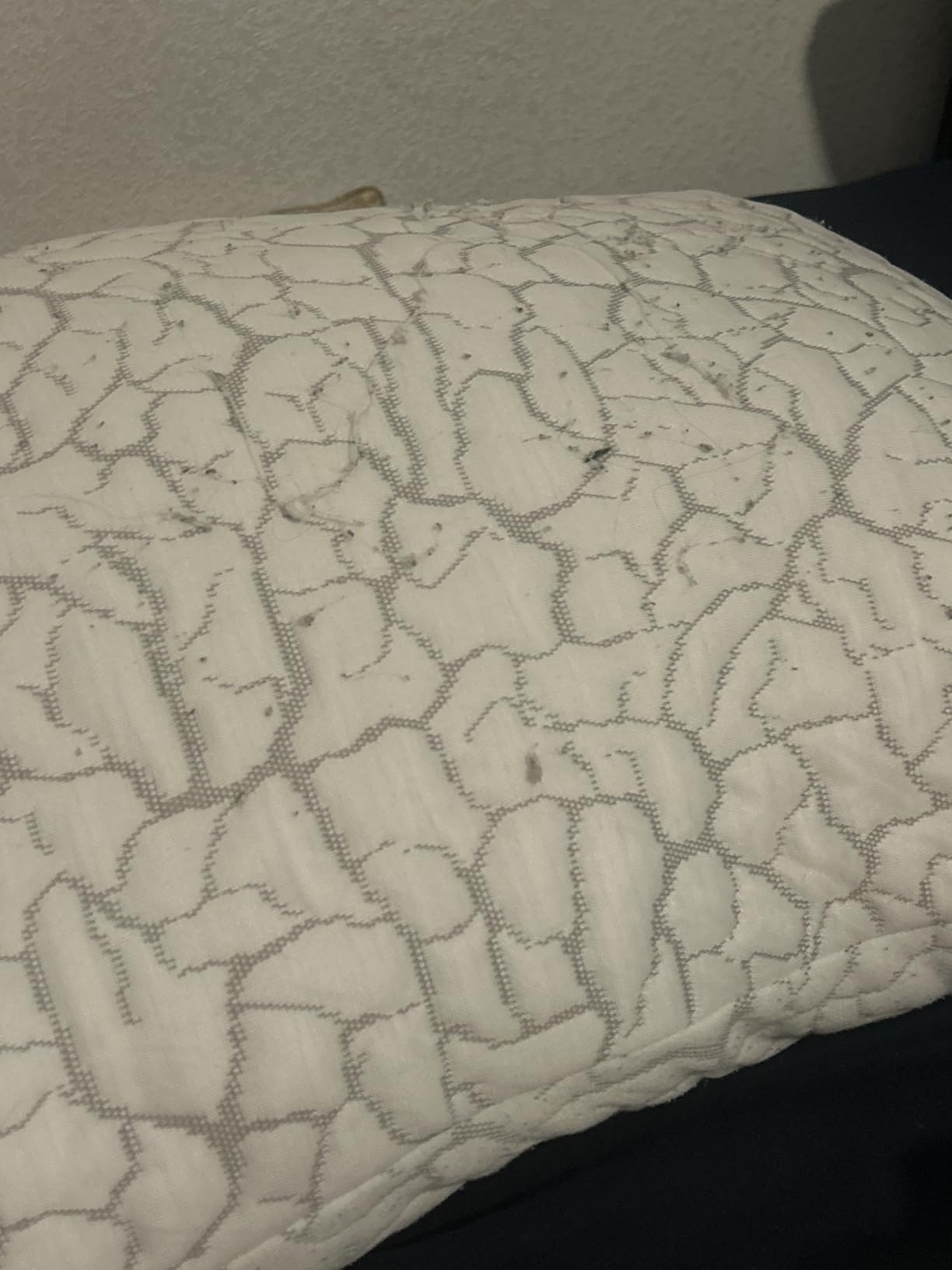 Cooling Pillows Queen Size Set of 2, Memory Foam Firm Bed Pillows, Adjustable, For Hot Sleeper, Side Back Stomach Sleeping, Cold Pillow, Neck and Shoulder Pain Relief, Removable Washable Cover customer photo 2