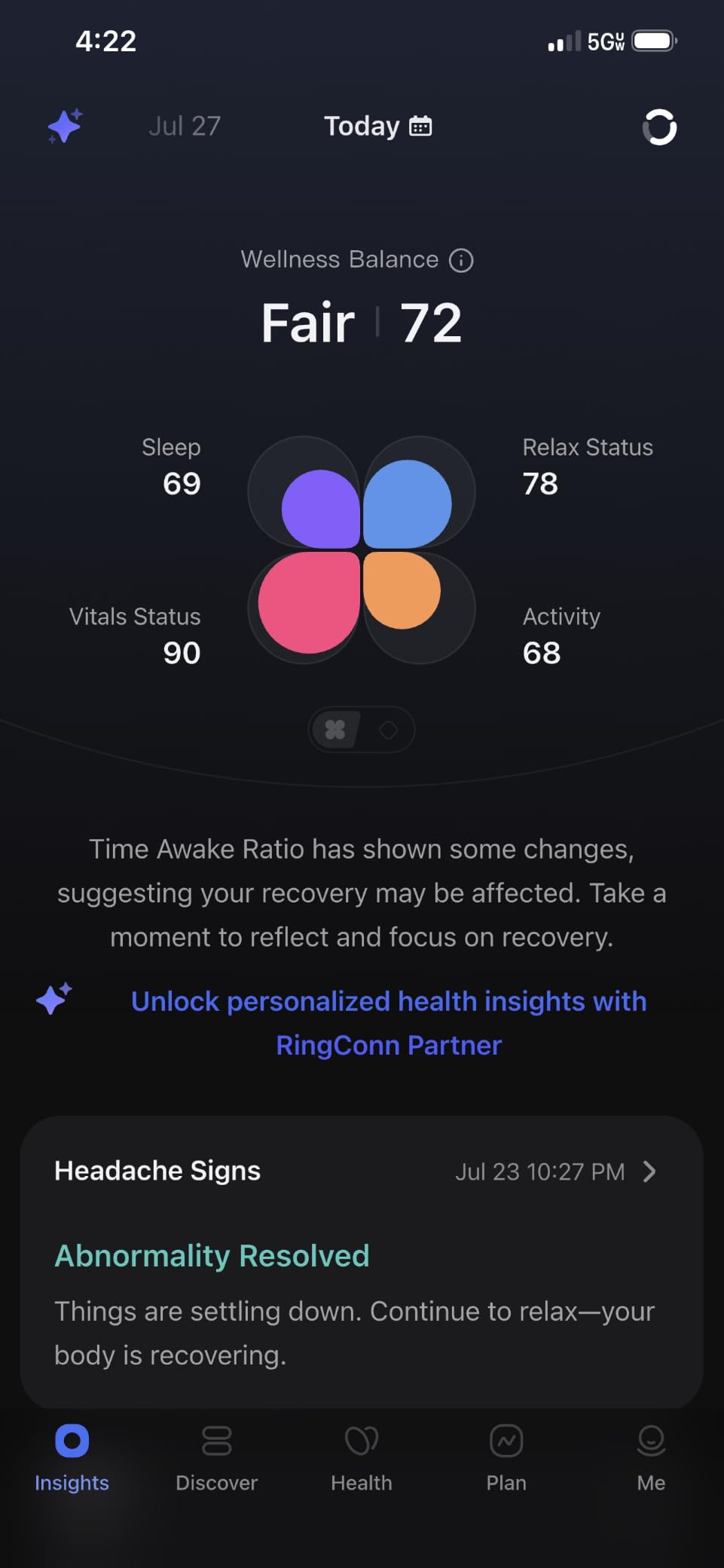 RingConn Gen 2 Air, Ultra-Thin AI Smart Ring, 10-Day Battery Life, Fitness/Sleep/Stress/HR Tracker for Women&Men, No App Fee for Standard Features, iOS & Android Compatible (Size 12, Galaxy Sliver) customer photo 1