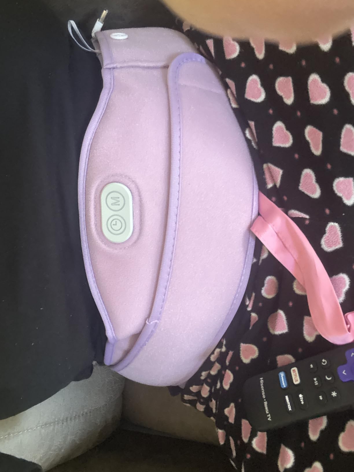 Comfytemp Portable Belly and Back Heating Pad for Period Soothing, FSA Eligible HSA Cordless Dual-Zone Menstrual Heating Pad Wearable Belt for Abdomen Waist Wireless, 3 Timer&Heat, Girl Women Daughter customer photo 2