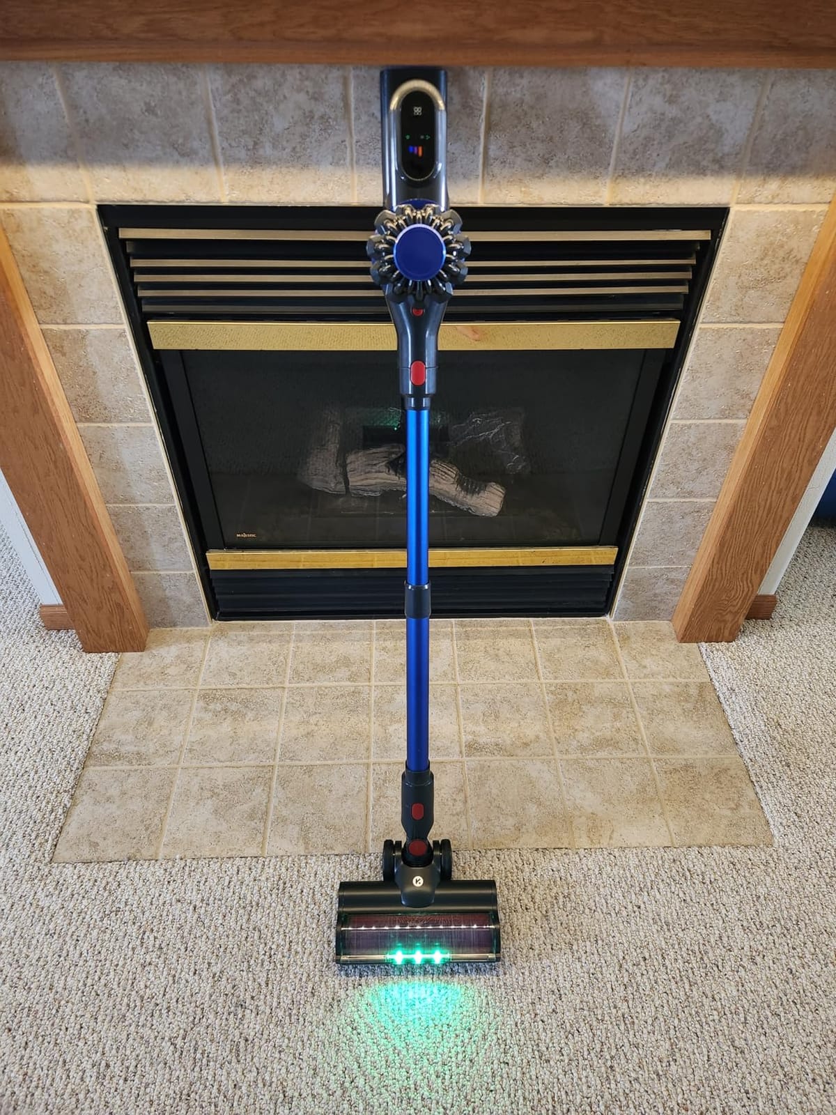 KARDV Cordless Vacuum Cleaner, 500W/40Kpa Vacuum Cleaners for Home, 60Mins Stick Vacuum with LED Display, Anti-Tangle Wireless Vacuum, 8 in 1 Lightweight Vacuum for Hard Floors Carpet Pet Hair customer photo 1