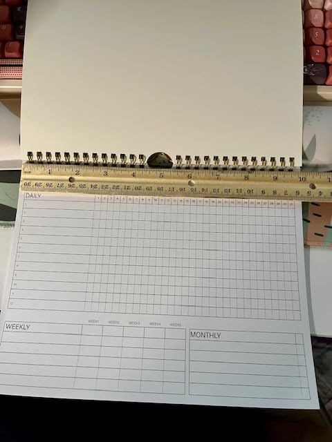 Habit Tracker Calendar Undated for Daily, Weekly & Monthly, 8