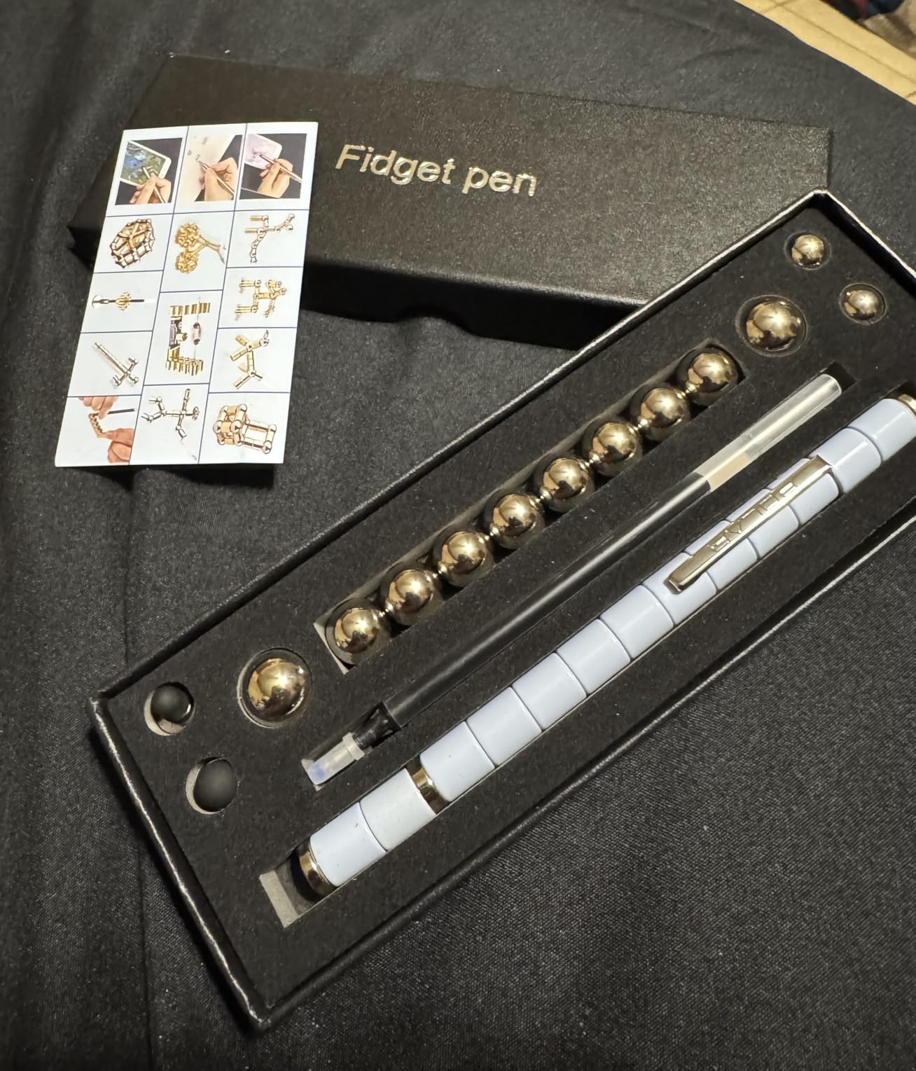 Fidget Pens Gifts for Teen Boys: Fathers Dad Gifts Office Desk Accessories for Men Women, Unique Birthday Gift for Teenage Girls, Cool Gadget Stuff Stress Relief Toys for Adults Office Worker Desk Toy customer photo 2
