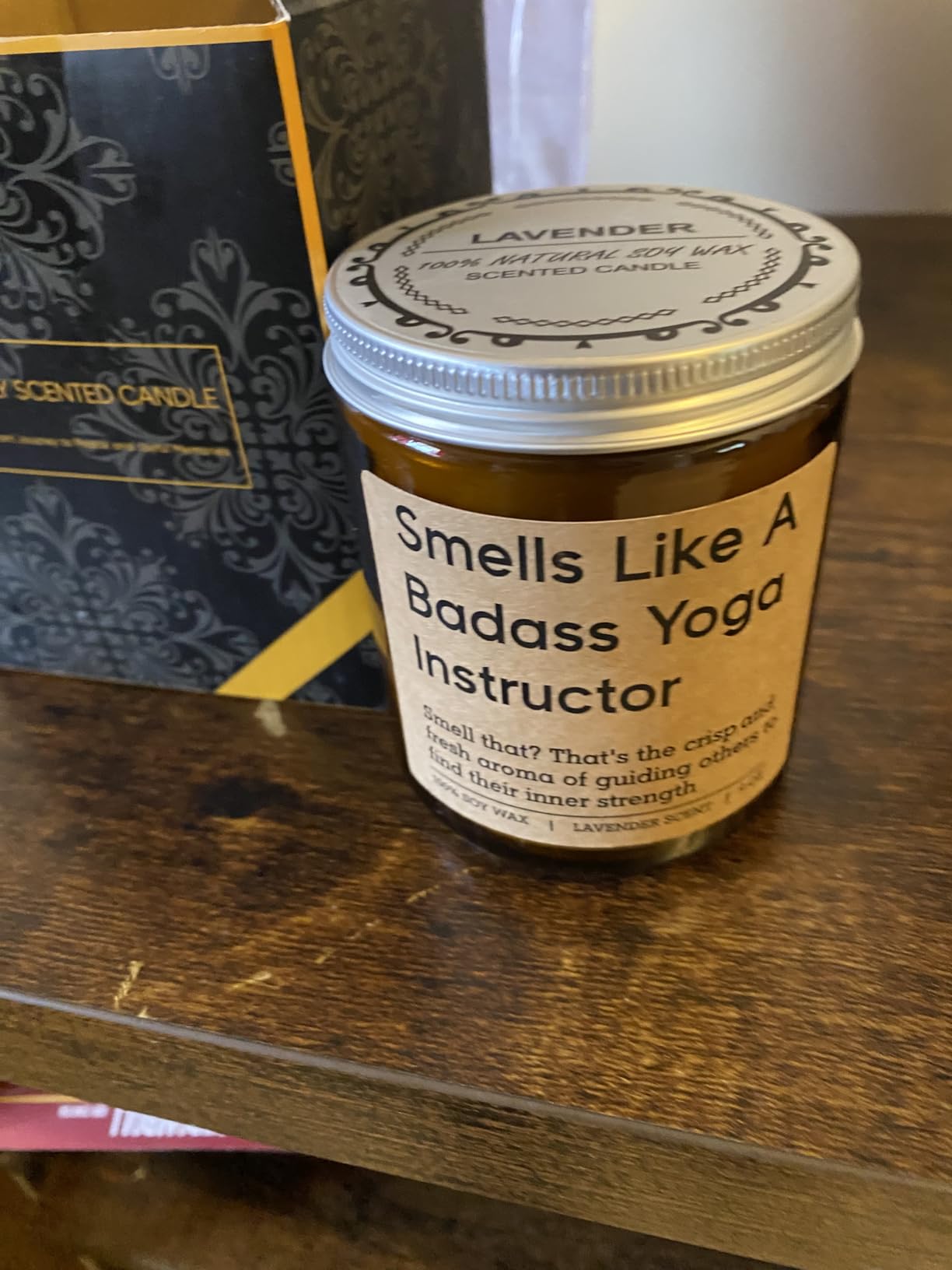 GSPY Candle, Yoga Instructor Teacher Gifts, Yoga Gifts for Women, Men, Yogi | Meditation, Zen, Birthday, Yoga Christmas, Stocking Stuffers, Funny Appreciation Gifts for Yoga Lovers, Teachers, Friend, Mom customer photo 1