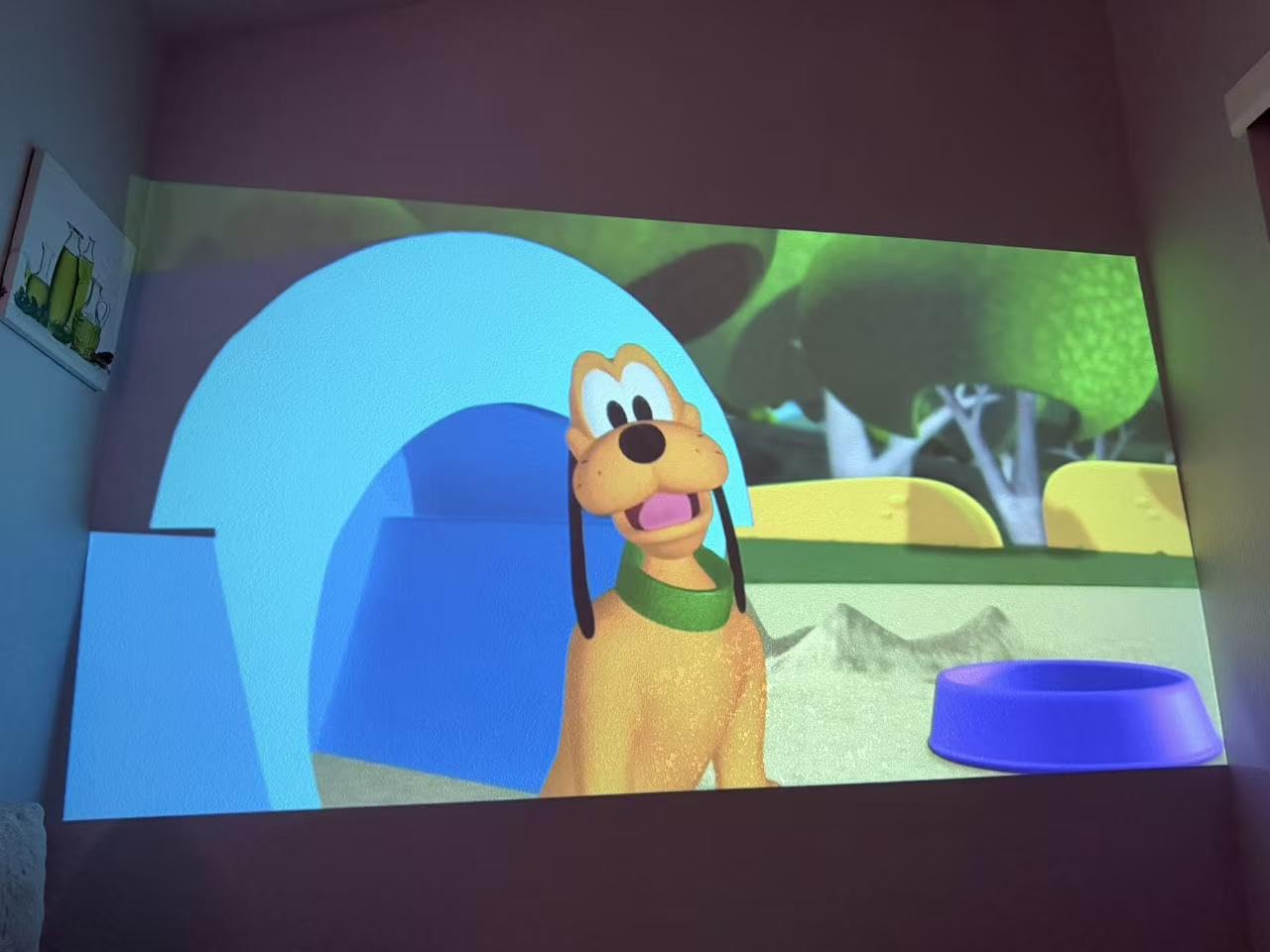Mini Projector with Wifi and Bluetooth, Built-in Apps,Movie Projector customer photo 2