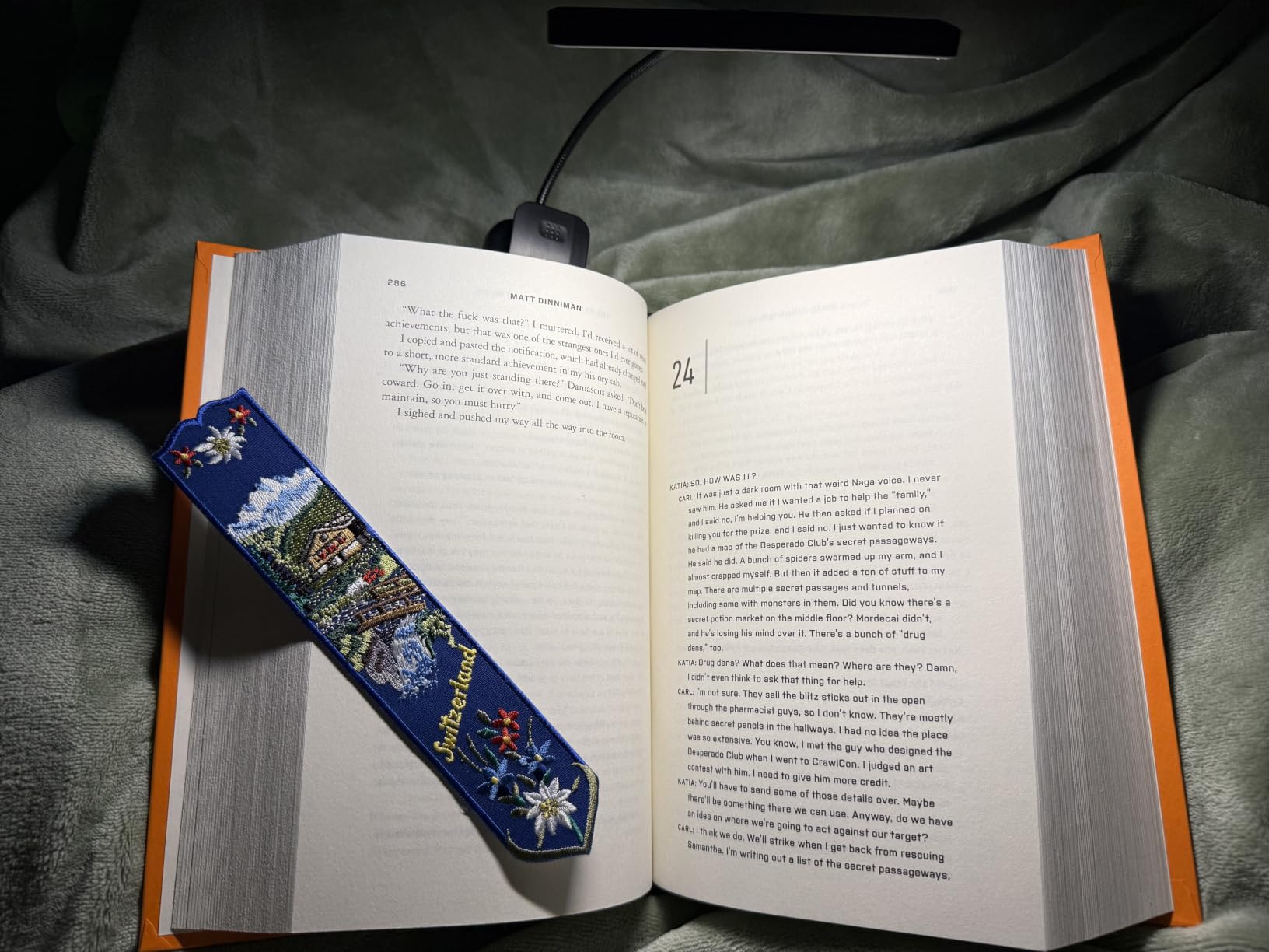 Glocusent 26 LED Reading Lights for Books in Bed, Ideal Gifts for Reader | Rechargeable Book Light, Eye Caring 5 Amber Colors Stepless Dimming, Travel Lightweight Clip-on, Book Lovers Men Women Kids customer photo 1