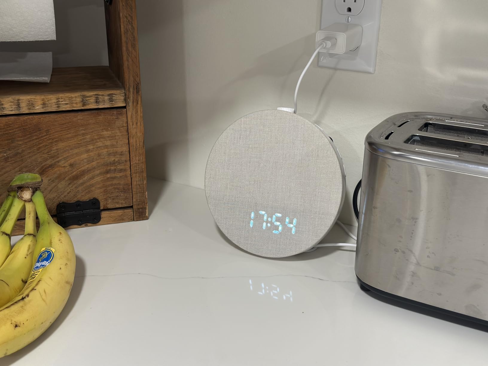 Sunrise Alarm Clock with Sounds Machine: Gentle Gradual Wake Up Light for Heavy Sleepers | Relieve Anxiety Dimmable Clock with Bluetooth Memory for Bedroom - White Noise Machine with 30 Sleep Sounds customer photo 2