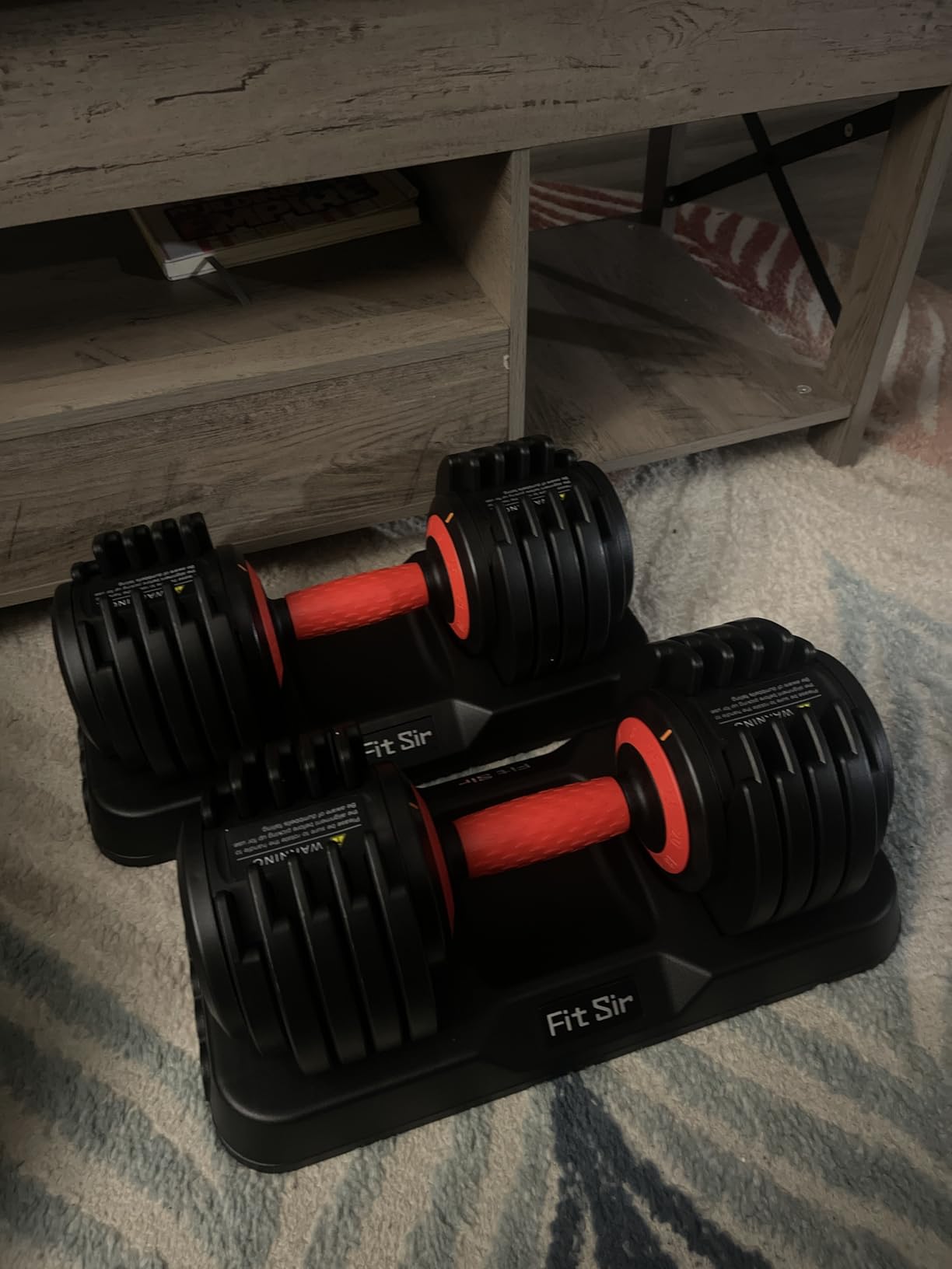 Adjustable Dumbbell Set, 10-in-1 25LB/50LB/90LB Ajustable Dumbbells with Safe Locking System, Enclosed Storage Tray, 1 Sec Fast Adjustment, Comfortable Non-Slip Textured Grip, Suitable for Home Gym Workouts Men and Women customer photo 2