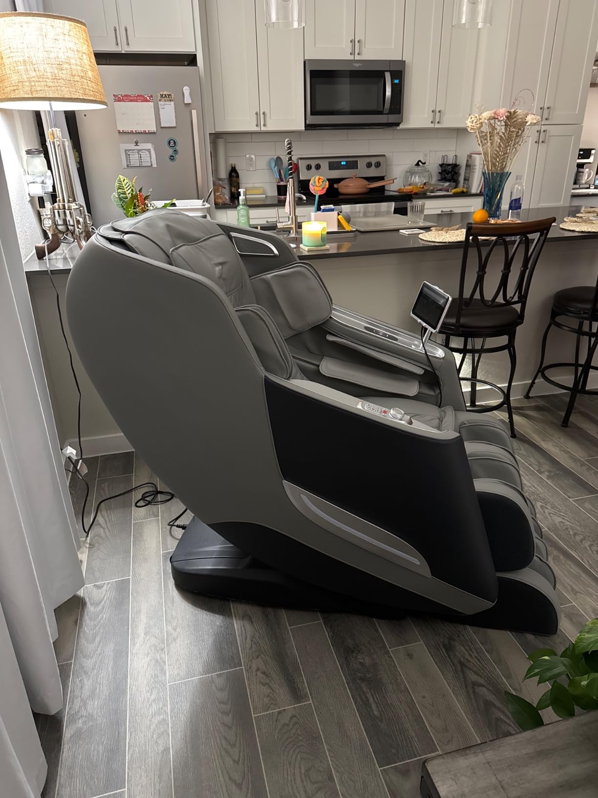 4D Massage Chair, Full Body Massage Chair, Zero Gravity Recliner w/Dynamic Leg Kneading System, 53.14