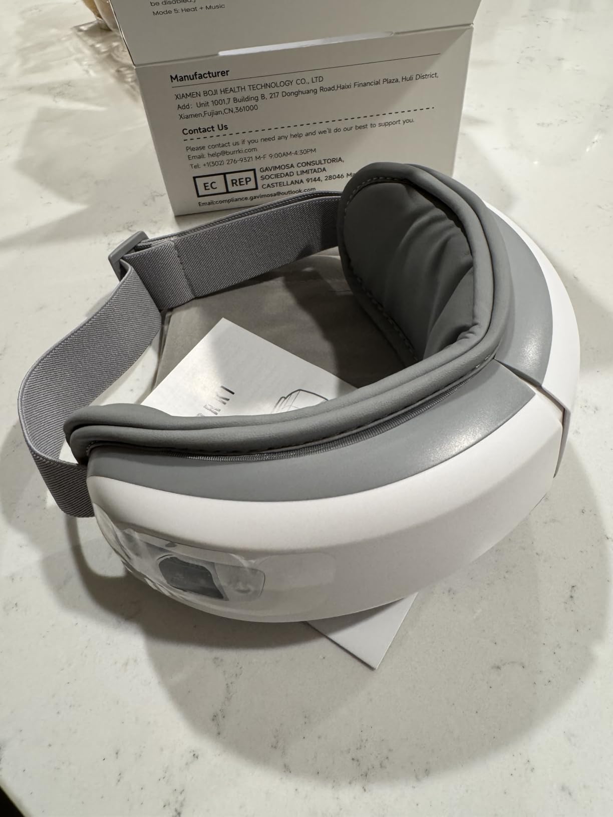 Eye Massager with Heat and Cooling, Massaging Eye Mask | Eye Compression Massager Reduces Migraines, Dry Eyes, Headache Relief, Eye Care Device, Birthday Gifts for Women Men Mom Dad customer photo 1