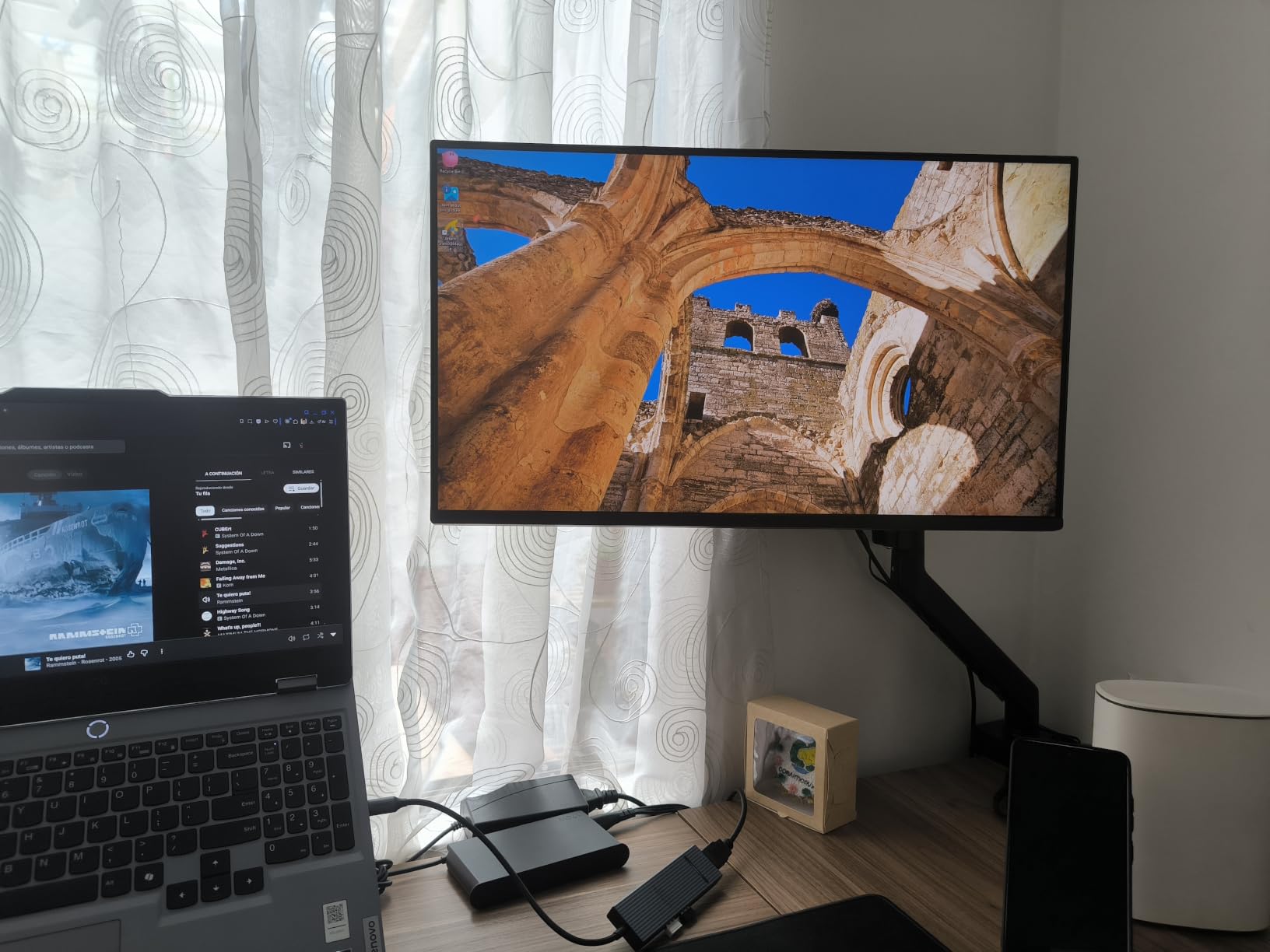 Acer Single Monitor Mount, Fully Adjustable Monitor Arm Fits 17 to 34 Inch Screens, Gas Spring VESA Mount with C-Clamp & Grommet Base, Computer Desk Arm with Tilt Swivel Rotate Supports 4.4-19.8 lbs customer photo 2