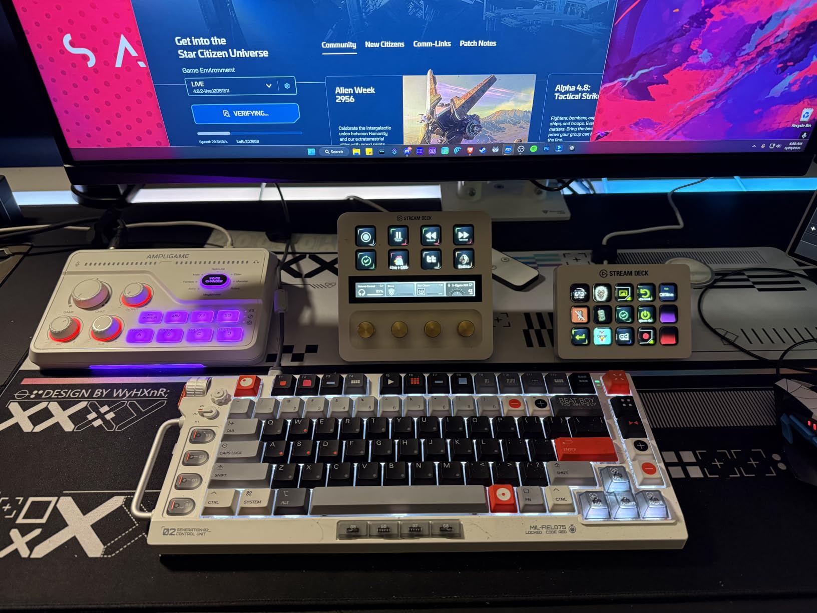 FIFINE SC8 Gaming Audio Mixer for Live Streaming with 7.1ch Surround sound | For PC, RGB, Headphone Preamp, Mute Button, Volume Control, Optical Input, 48V Phantom Power, 3 EQ Modes, Game Chat Volume Balance customer photo 2