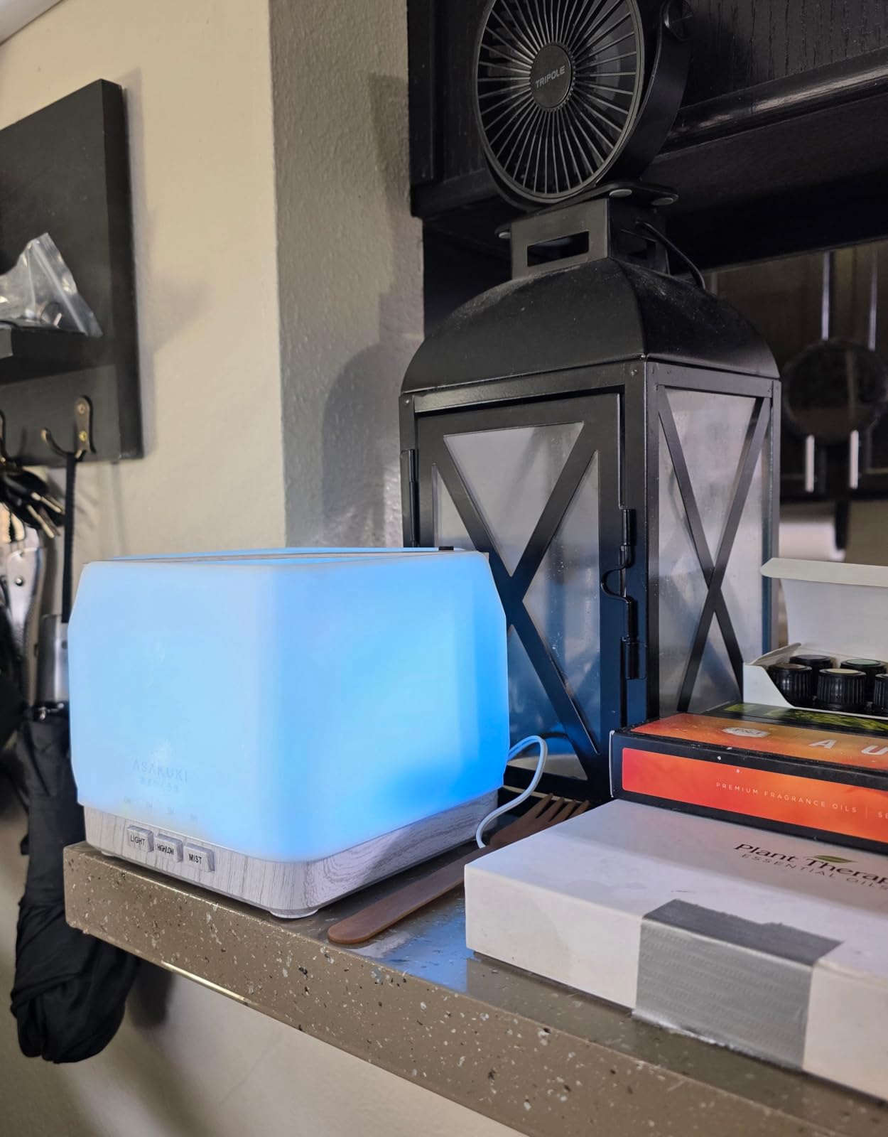 ASAKUKI Essential Oil Diffuser Smart WiFi Humidifier 700 ml | Easy Connect with Alexa and Google Home, Phone App & Voice Control, Customized Schedule Timers and LED Light customer photo 1