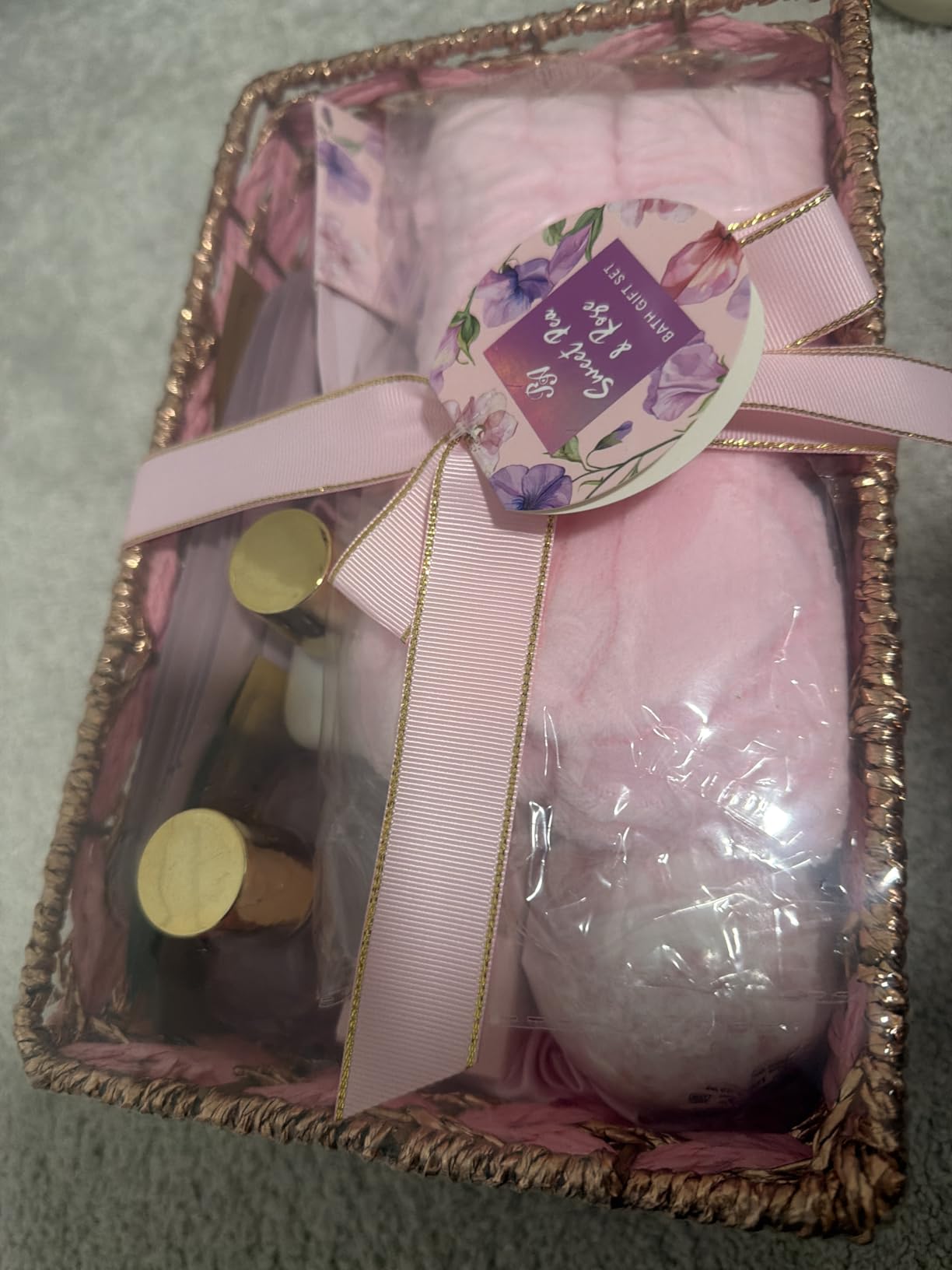 35 Pcs Coconut Vanilla Spa Gift Basket for Women & Men, Face Skin Care Set | Bath & Body Gift Set, Self Care Pamper Kit, Diffuser, Bath Bomb, Birthday, Christmas, Valentines, Mother Day, Anniversary customer photo 2
