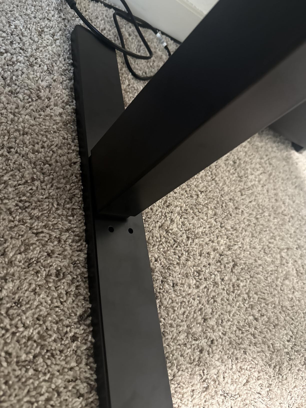 HUANUO 71 x 30 Inch Large Electric Standing Desk, Brushless Motor, Natural | 30 Inch Deep Desktop, 220 lb Capacity, 4 Memory Presets, Cable Tray, Dual Hooks, Height 27.9-46.5 Inch; Ships In 2 Packages customer photo 2