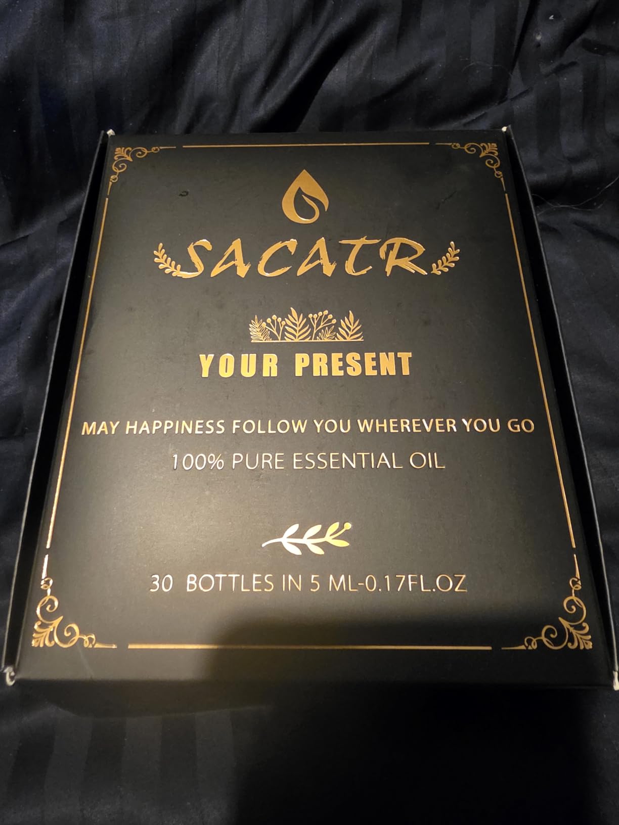 SACATR 550ml Oil Diffuser with 30x5 mL Essential Oils, Ultrasonic Technology, Remote Control for Home Office customer photo 2