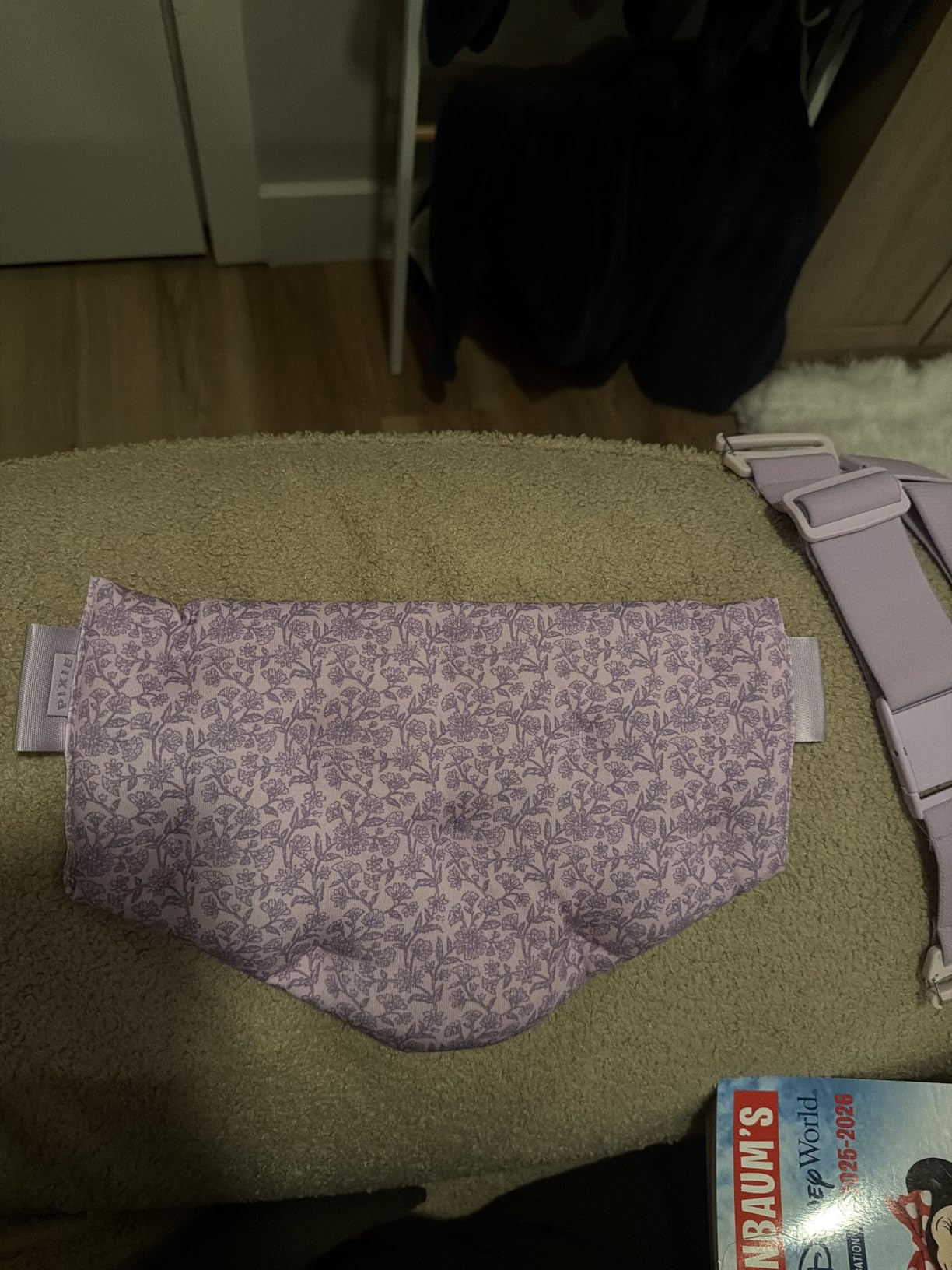 Pixie Microwavable Heating Pad for Period Cramps - Flaxseed & Lavender Weighted Wearable Hot & Cold Reusable TheraPad Waist Belt for Menstrual Cramp Pain Relief, Lower Back, Stomach & Feminine Care customer photo 1
