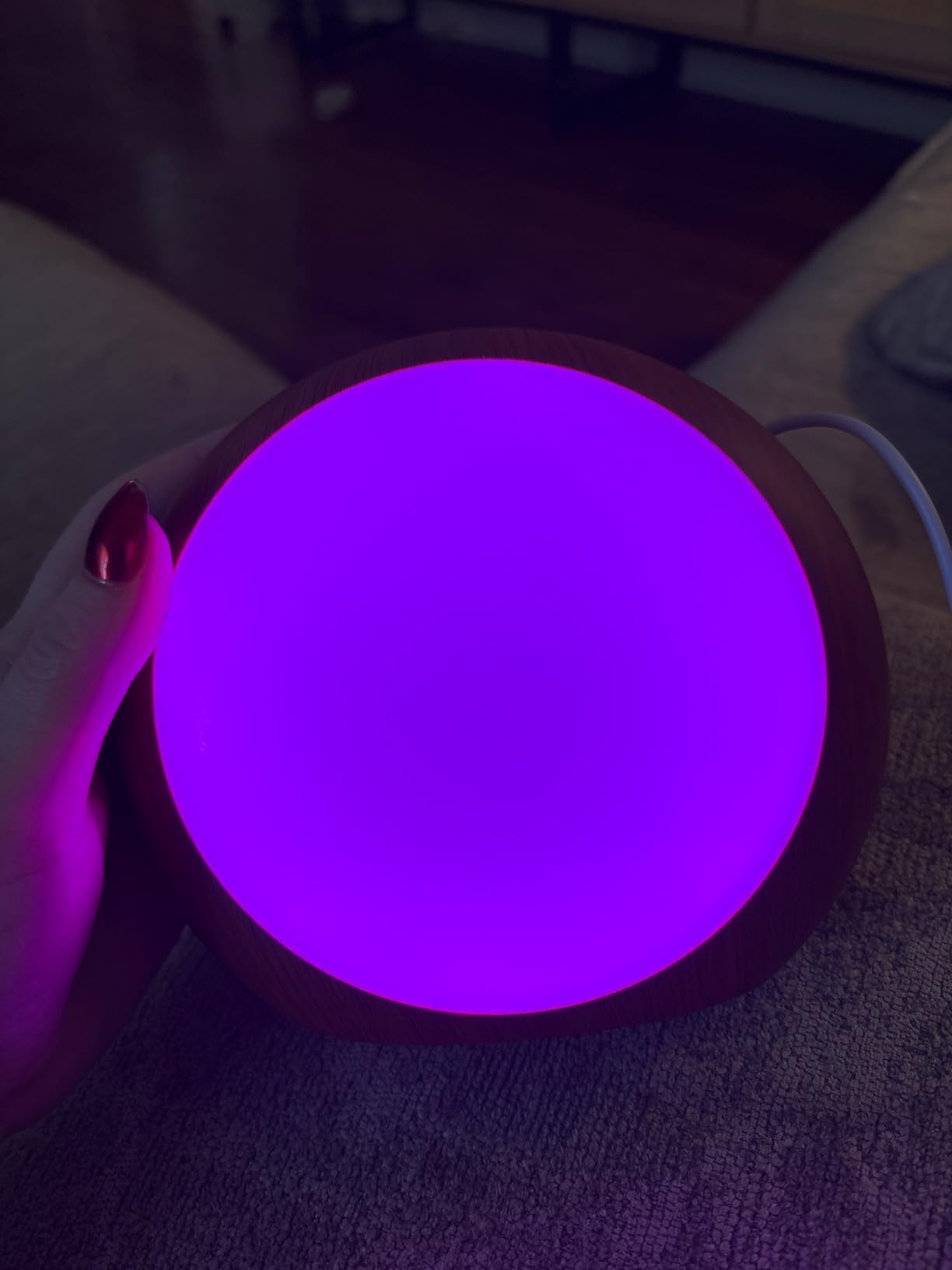 iDealSleep Sunrise Wake Up Light Alarm Clock White Noise Sound Machine | Sunrise Sunset Simulation for Heavy Sleepers Kids Bedroom Dual Alarms Snooze Sound Brown Noise Machine with 25 Sounds customer photo 2