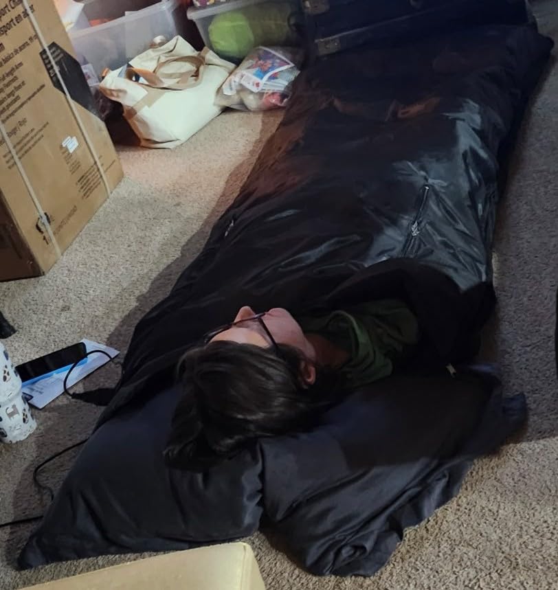 Portable Sauna Blanket for Home, Full Body Heating Wrap for Relaxation and Detox, Self Care Gifts, Washable & Foldable with Carrying Bag, 88-158℉, 10-60 Minutes Timer, (6 x 2.62) FT customer photo 2