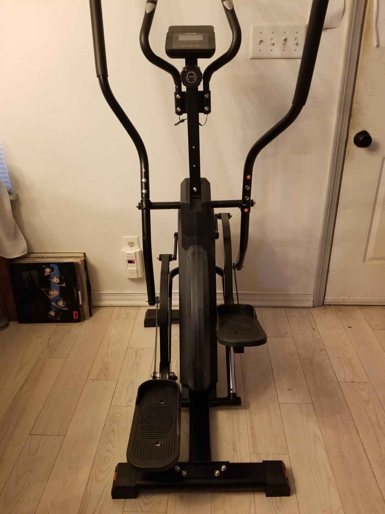 YOSUDA Foldable Elliptical Exercise Machine for Home, 15IN Stride Compact Folding Elliptical Training Machine Only 2 sq ft for Small Spaces, Elliptical Cross Trainer with 16 Magnetic Resistance Levels customer photo 1