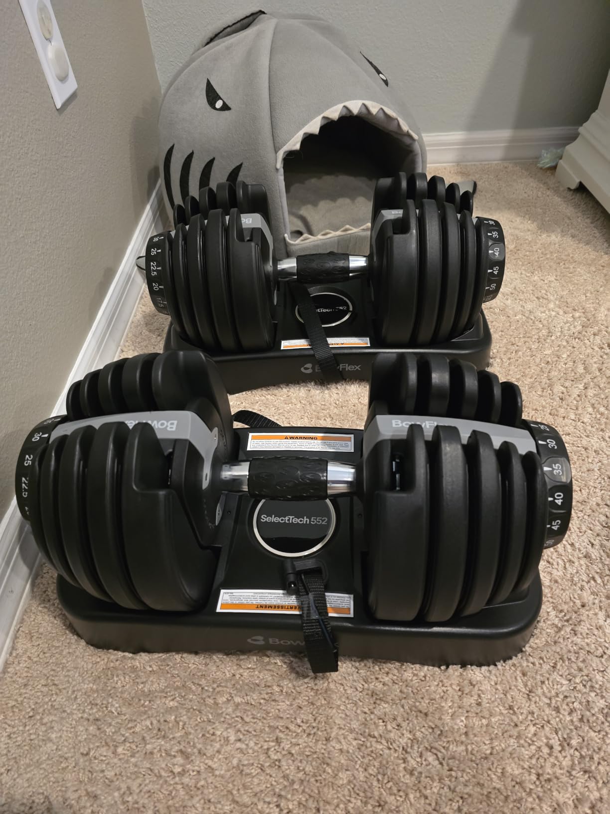 BowFlex Results Series SelectTech Adjustable Dumbbells (Dial-Adjust, Space-Saving Design) customer photo 1