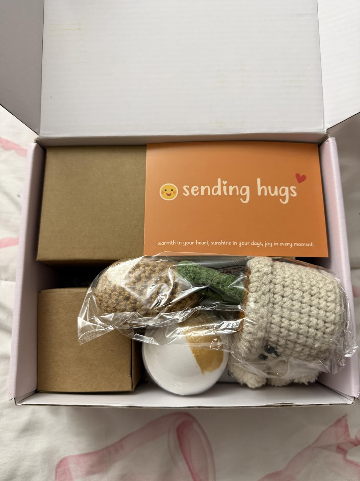 Care Package for Women Get Well Gifts for Women After Surgery Recovery Gift Get Well Soon Gift Baskets for Woman Sympathy, Thinking of You, Hug in a Box, Feel Better Gifts for Woman, College Girl, Her customer photo 1