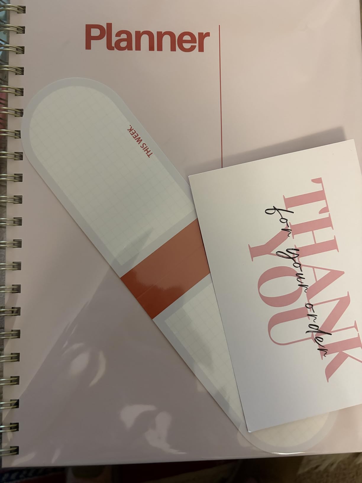 Undated Weekly Planner, 8.5