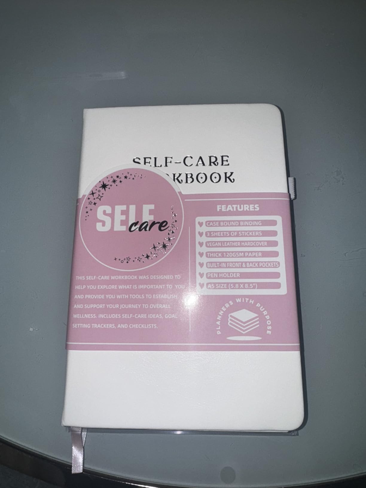 Self-Care Planner for Women - Wellness & Mindfulness Journal with Guided Prompts, Self Love & Gratitude Exercises - Daily Reflection & Goal Setting Notebook - Aesthetic Hardcover A5 (white) customer photo 2