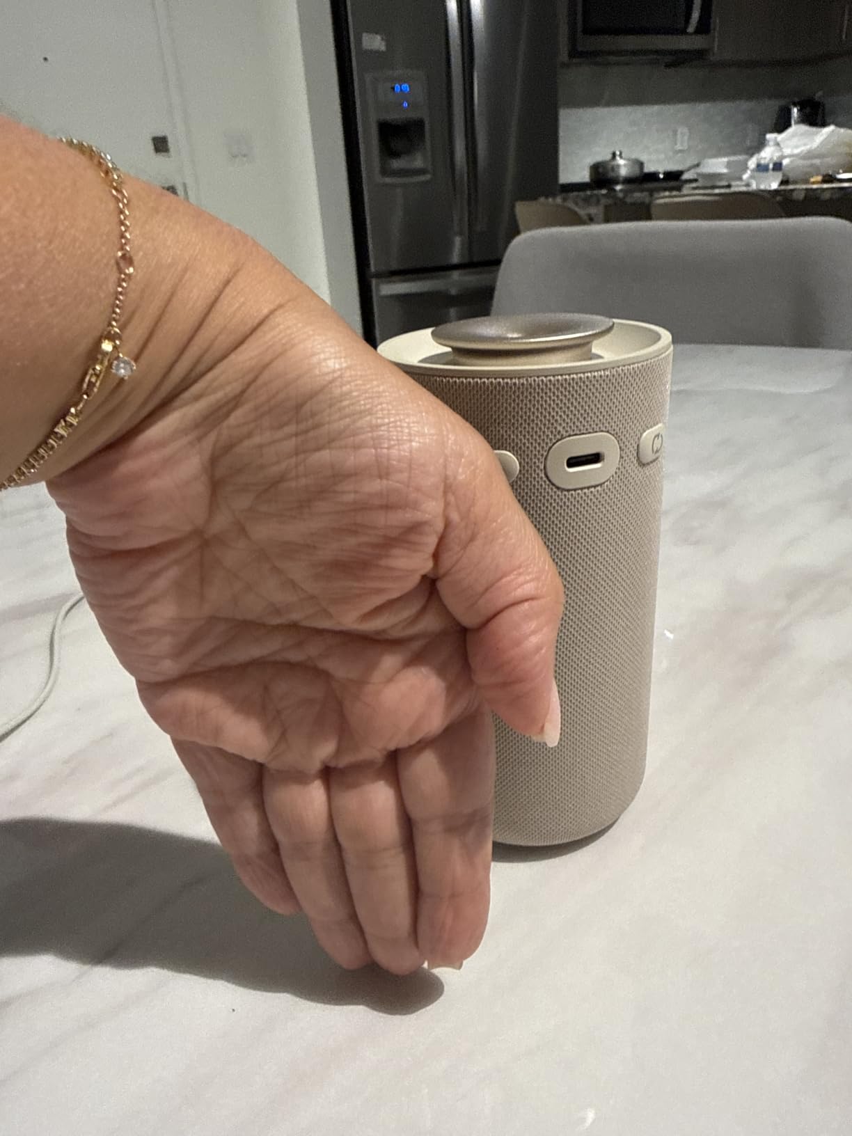 Waterless Car Diffuser Air Freshener, Vibration Sensor Auto On Off | Essential Oil Diffuser: Cordless rechargeable portable for home, features adjustable scent modes, fits 5/10/15ml bottles customer photo 1