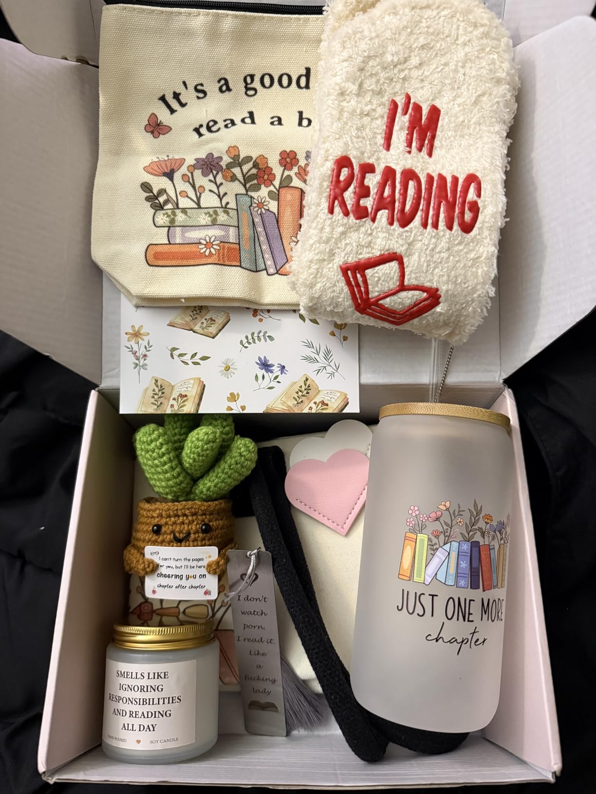Book Lovers Gifts, 11Pcs Gifts for Book Lovers Women Bookish Gift for Readers Book Club Gift for Women, Reading Accessories, Bookworm Present, Birthday, Valentine's Day, Librarian, Teacher, Readers customer photo 1