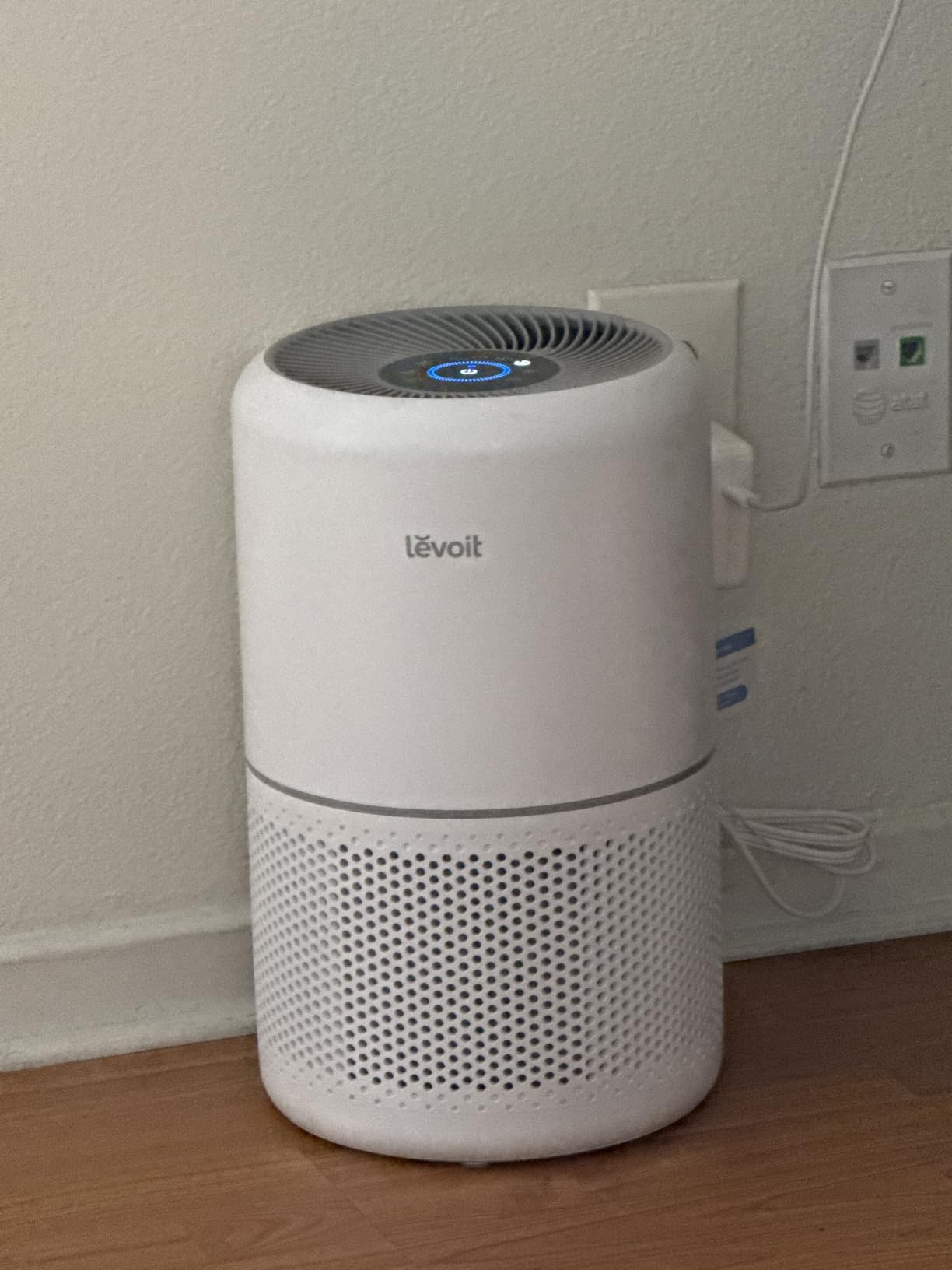 LEVOIT Air Purifiers for Home Pets Bedroom, Smart WiFi for Home Large Room | HEPA Sleep Mode, AHAM VERIFIDE, Quiet 24dB for Pet Hair, Allergens, Dust, Smoke, Pollen, Alexa Control, Core300S-P, White customer photo 1