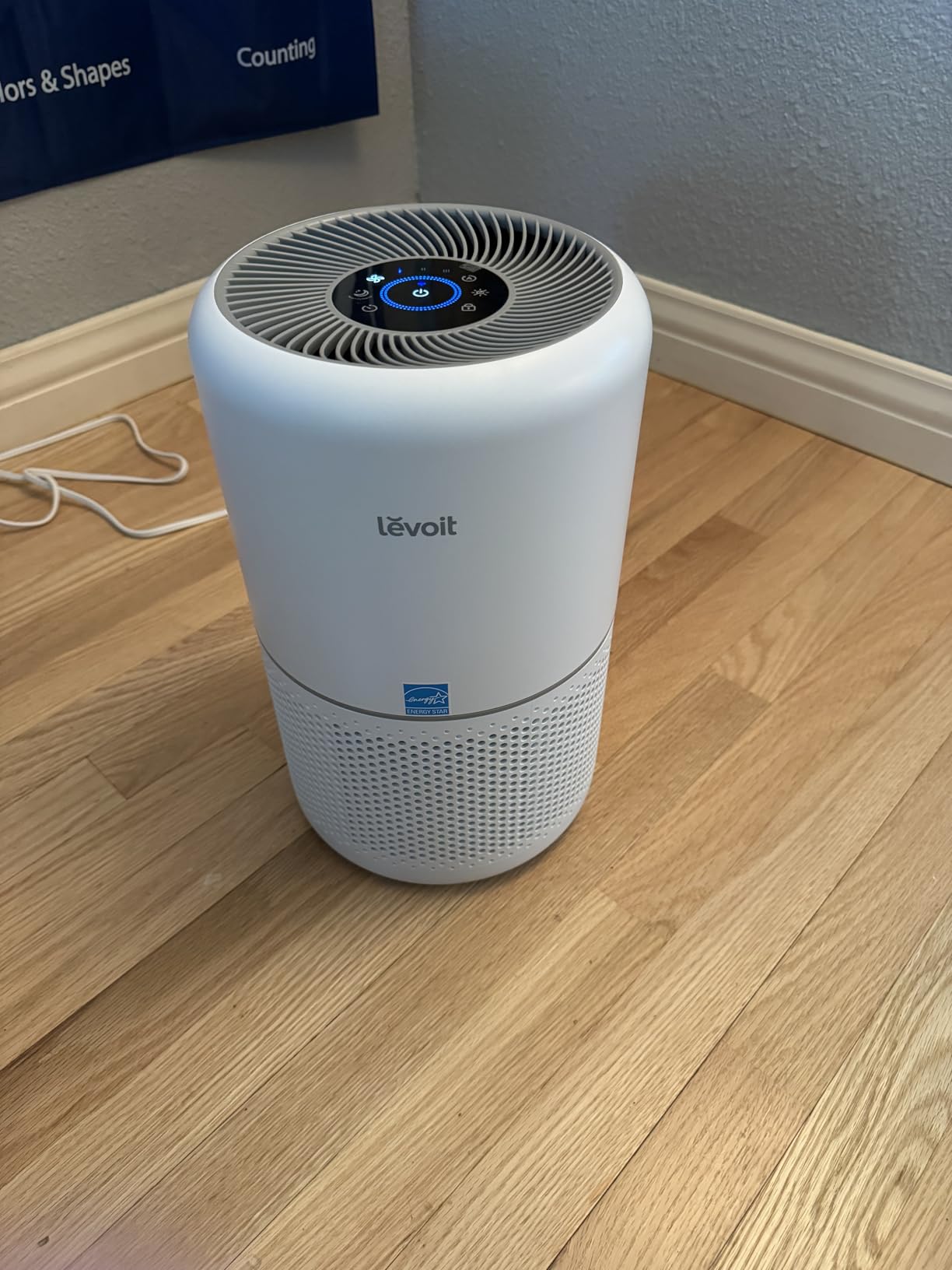 LEVOIT Air Purifiers for Home Pets Bedroom, Smart WiFi for Home Large Room | HEPA Sleep Mode, AHAM VERIFIDE, Quiet 24dB for Pet Hair, Allergens, Dust, Smoke, Pollen, Alexa Control, Core300S-P, White customer photo 2