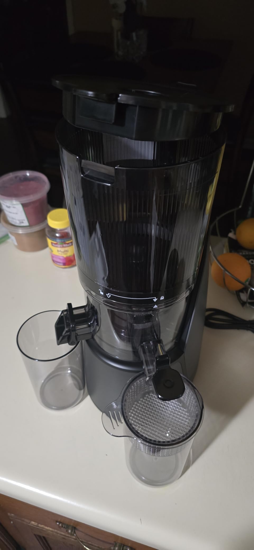 EanOruus Juicer Machines, 3-in-1 Cold Press Juicer with 6.5