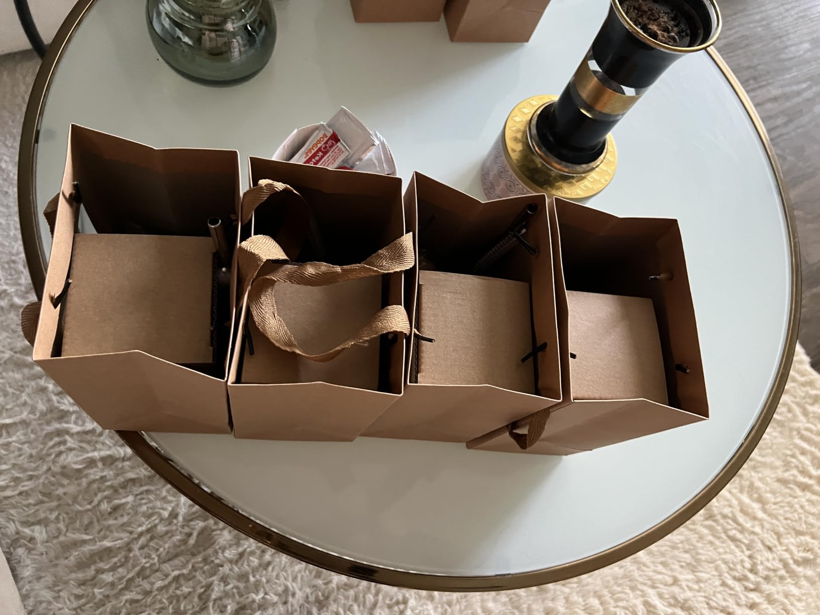 84 Pcs/12 Sets Employee Appreciation Gifts Bulk - Includes 16oz Glass Cups with Bamboo Lid, Positive Crochet, Inspirational Notebooks with Pens, Kraft Paper Gift Bags & Straw - Thank You Gifts for Coworkers, Teachers, Staff & Team customer photo 2