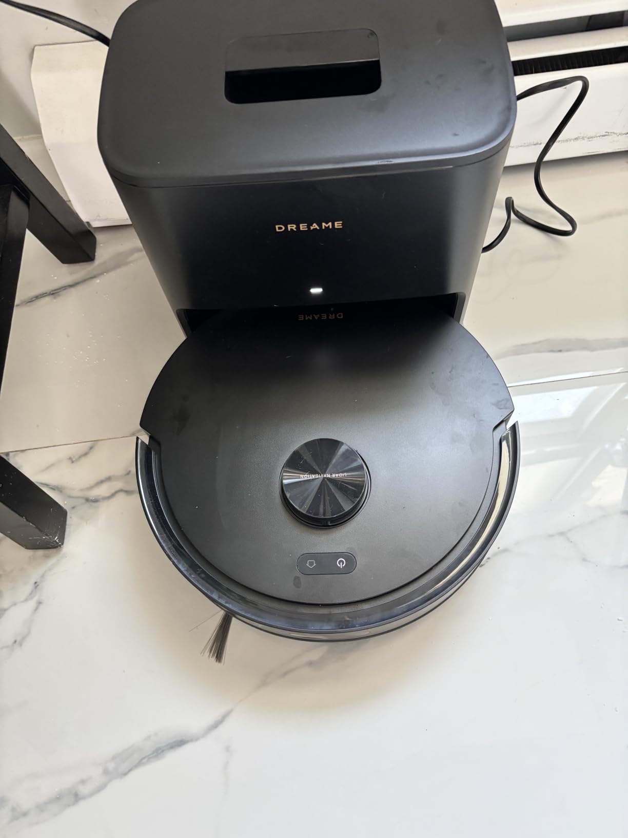 DREAME D20 Air Plus Robot Vaccum and Mop Combo with 20,000Pa Suction, Anti-Tangling Tech, Auto-Emptying Dock, Deep Carpet Cleaning and Smart Navigation Black customer photo 2