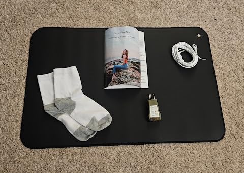 Grounding Mat for Bed Sleep & Deep Relaxation - Premium Grounding Pad Kit - Grounding PU Mat for Natural Energy Balance, Stress Support & Wellness customer photo 1