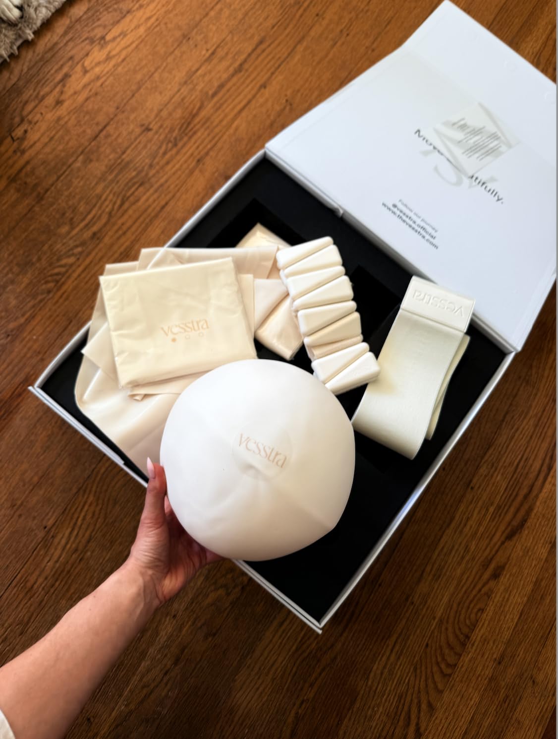 Signature Pilates Set - Complete Pilates Kit with Ring, Ball, Wrist and Ankle Weights & Resistance Bands for Home or Studio Workouts customer photo 2