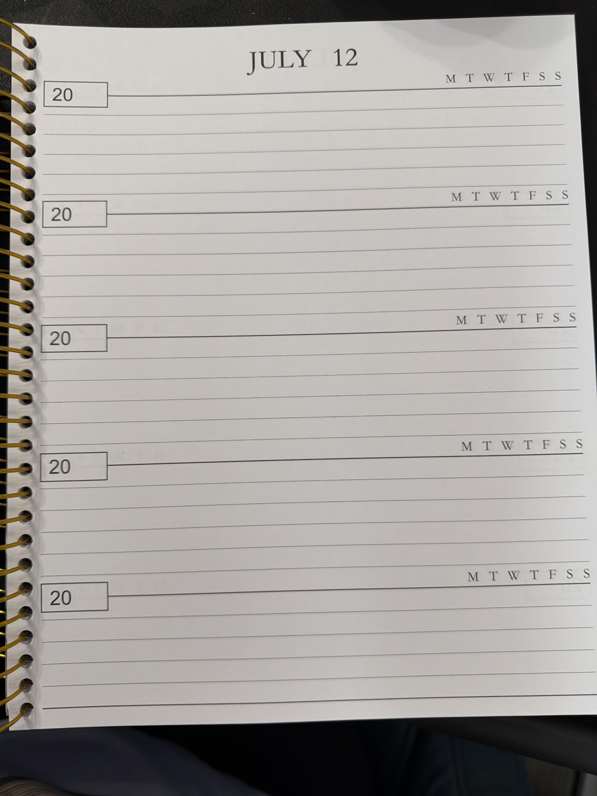 5 Year Journal - One Line a Day Journal, Five-Year Memory Book, 5.8