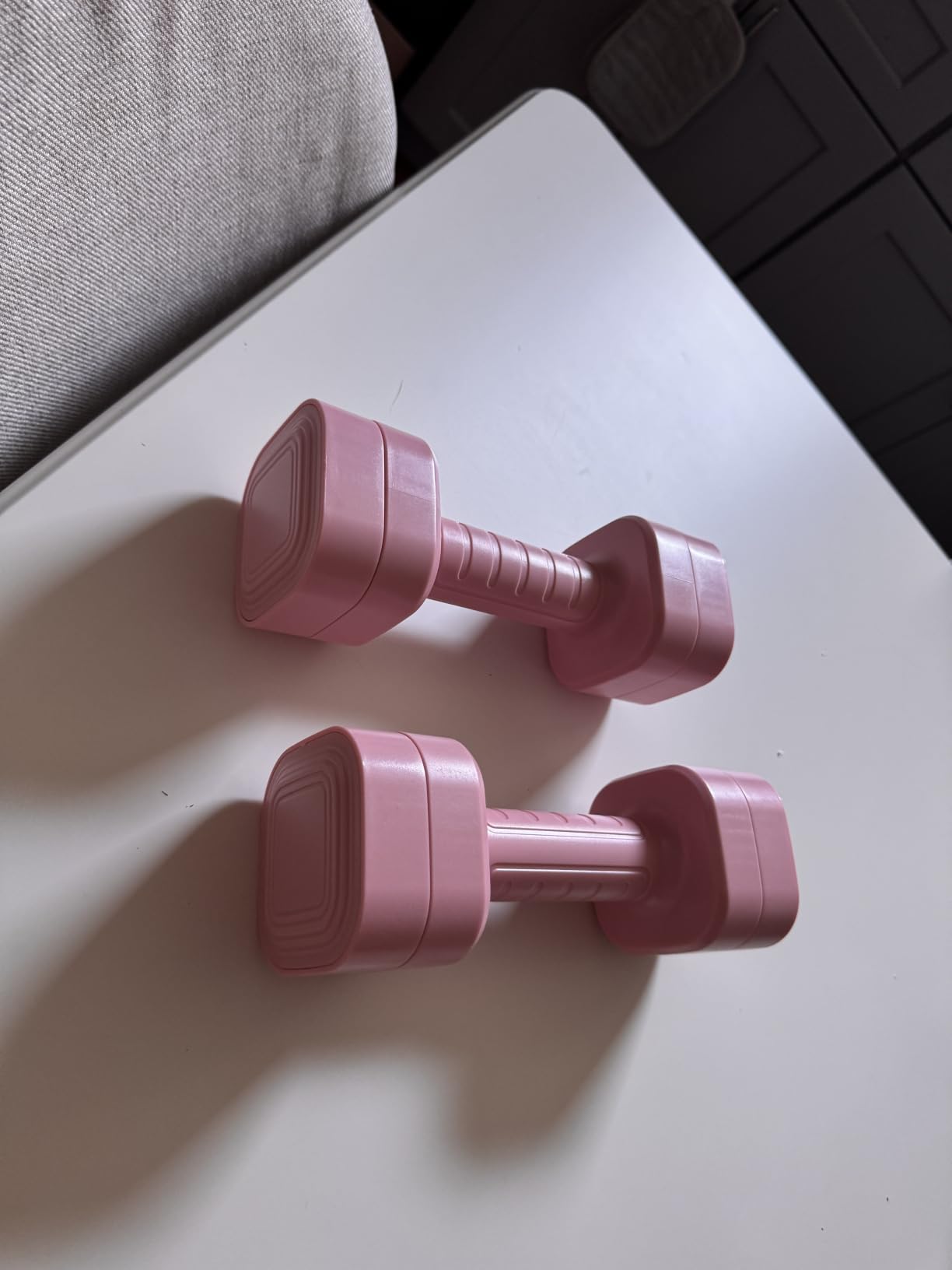 Ragebby Adjustable Dumbbell Set of 2, Weights for Men and Women at Home | Anti-slip Handle, Weights Dumbbells Set, 2lb/3lb/5lb/10lb/15lb/20lb for Pilates, Yoga, Strength Training customer photo 1