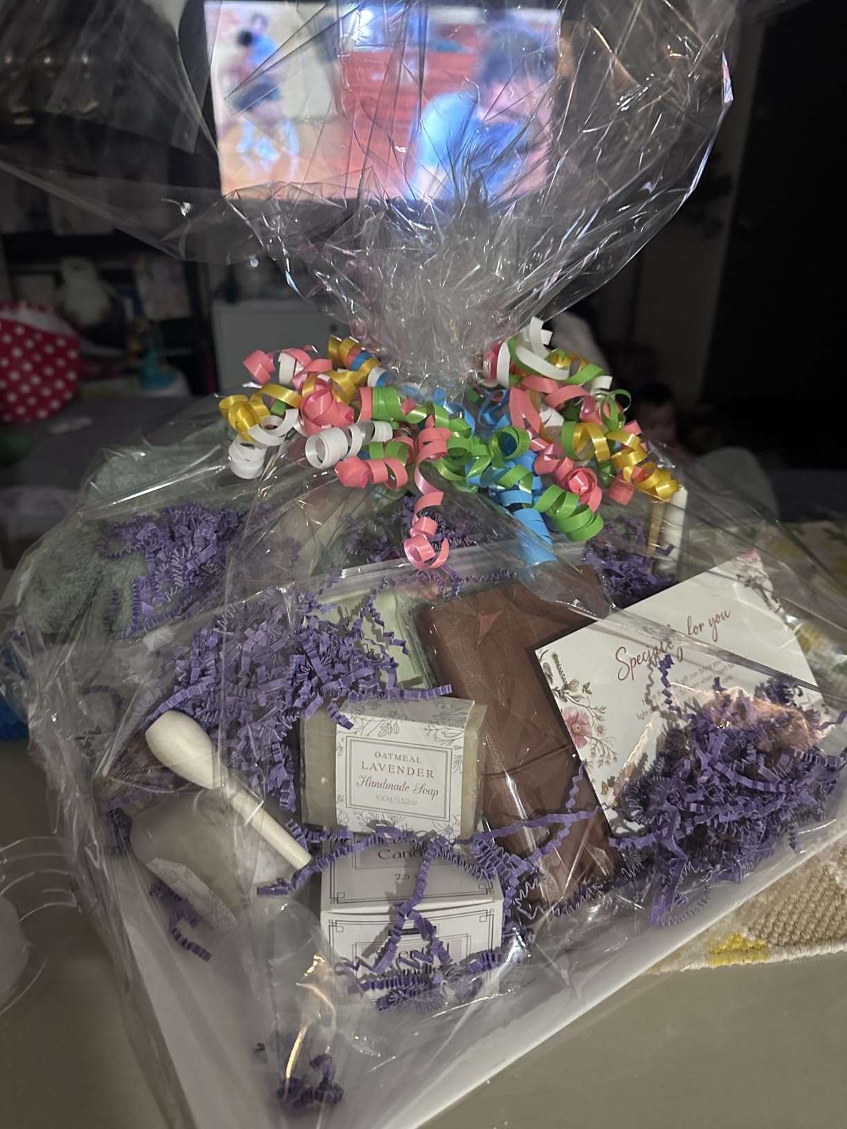 GIFTINBOX Gift Baskets for Women Spa, Self Care Package with Rose Flower, Soft Blanket & Socks, Birthday Gifts Mothers Day Gifts Get Well Sympathy Gift for Mom Wife Sister customer photo 1